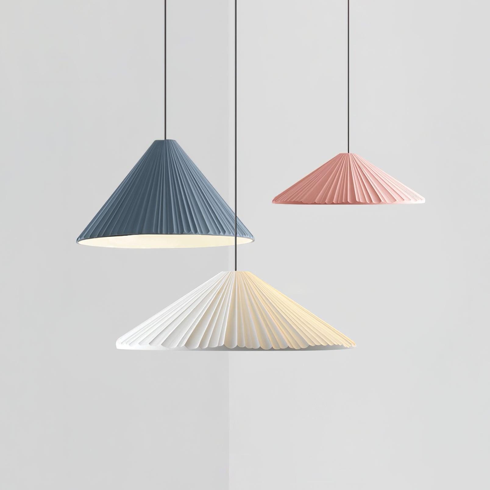Cone Hat Resin Pendant Lamp