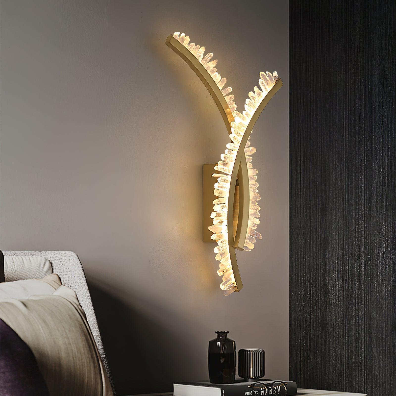 Celo Premium Nordic Art Crystal Wall Light