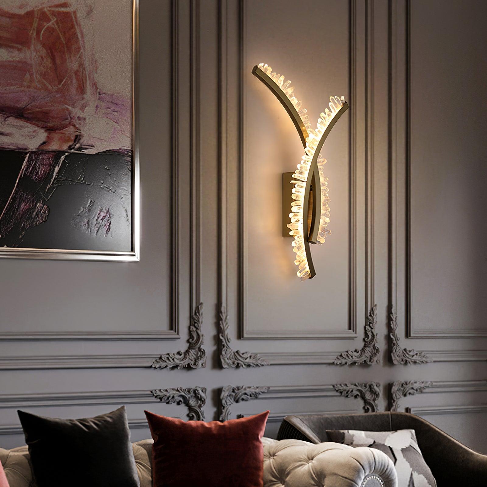 Celo Premium Nordic Art Crystal Wall Light