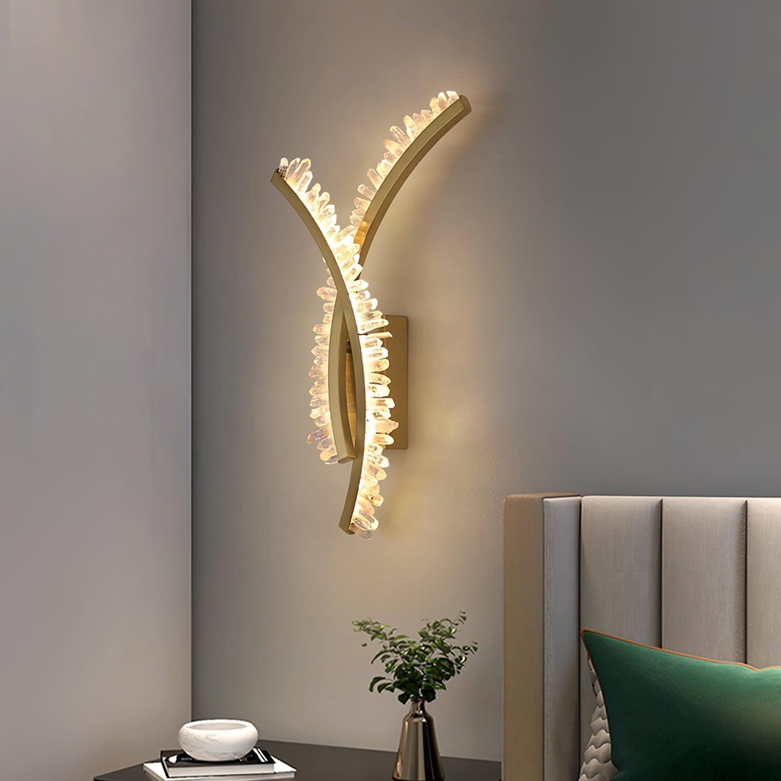 Celo Premium Nordic Art Crystal Wall Light
