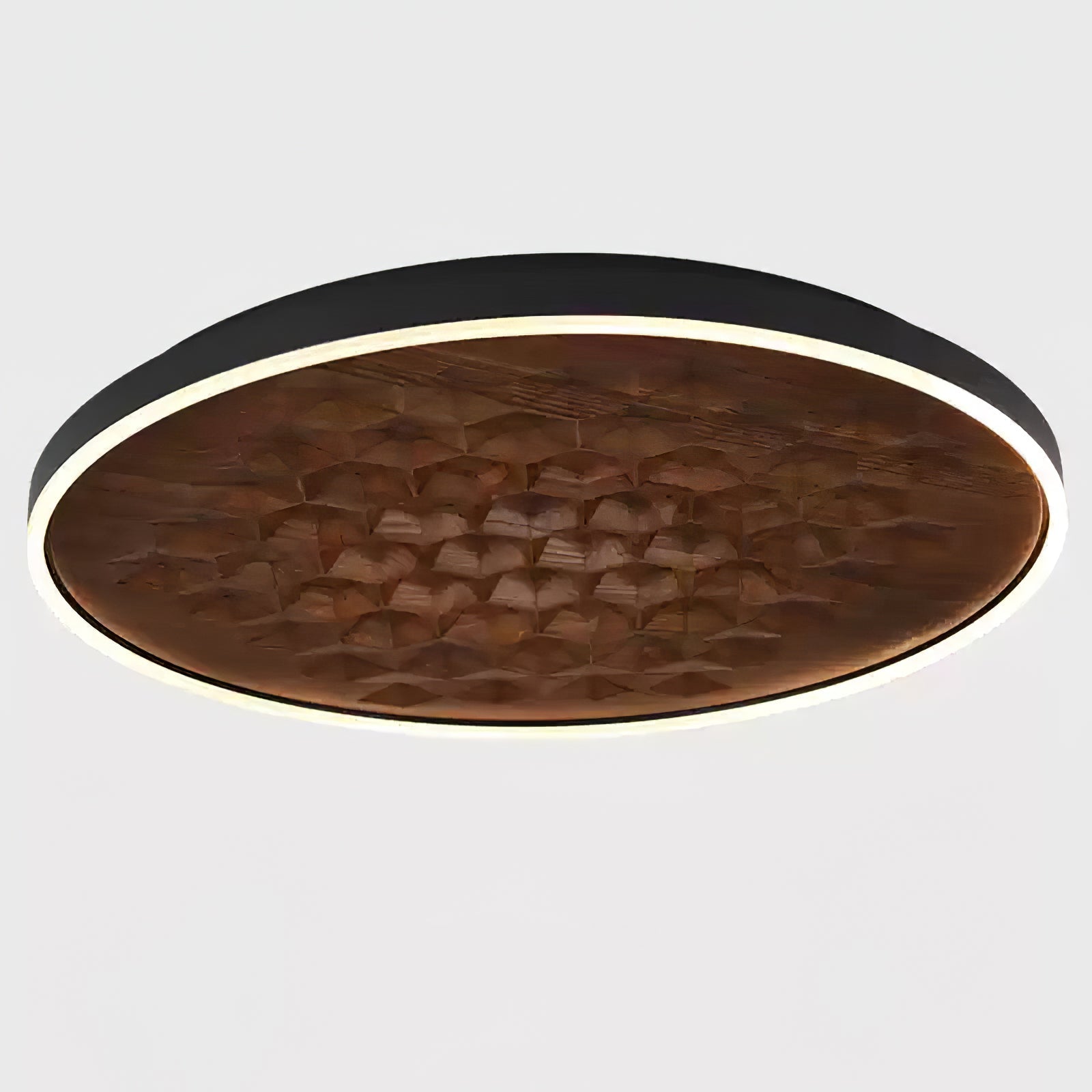 Cevynira Textured Bronze Flush Mount