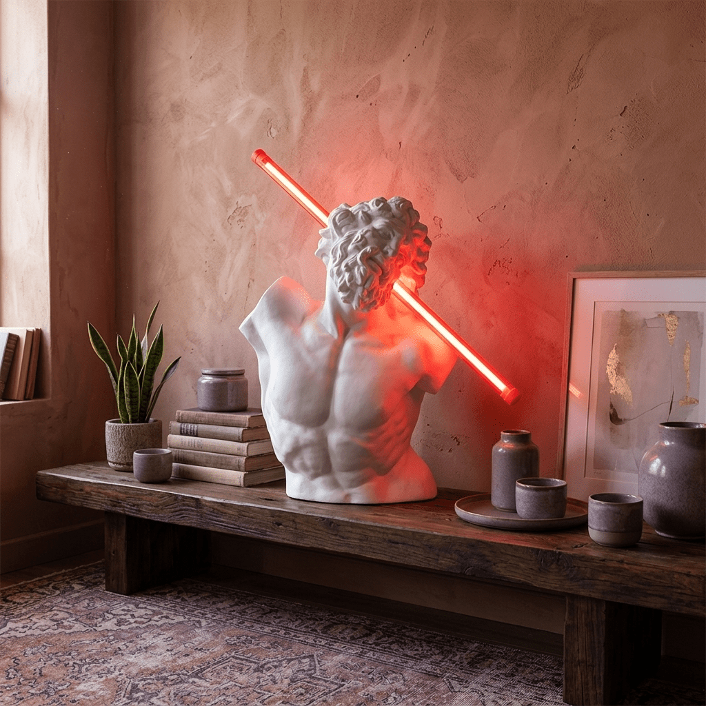Cassius Strike Sculpture Lamp