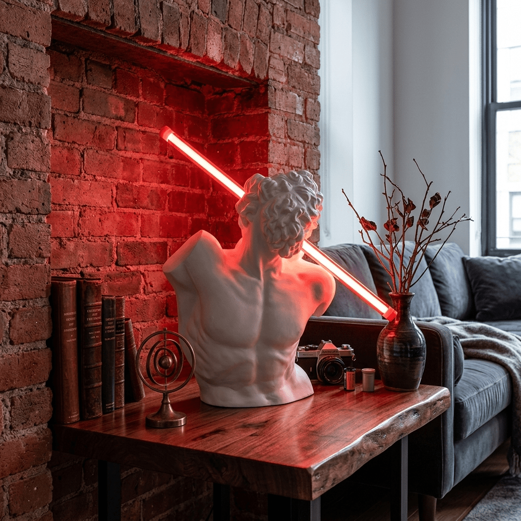 Cassius Strike Sculpture Lamp