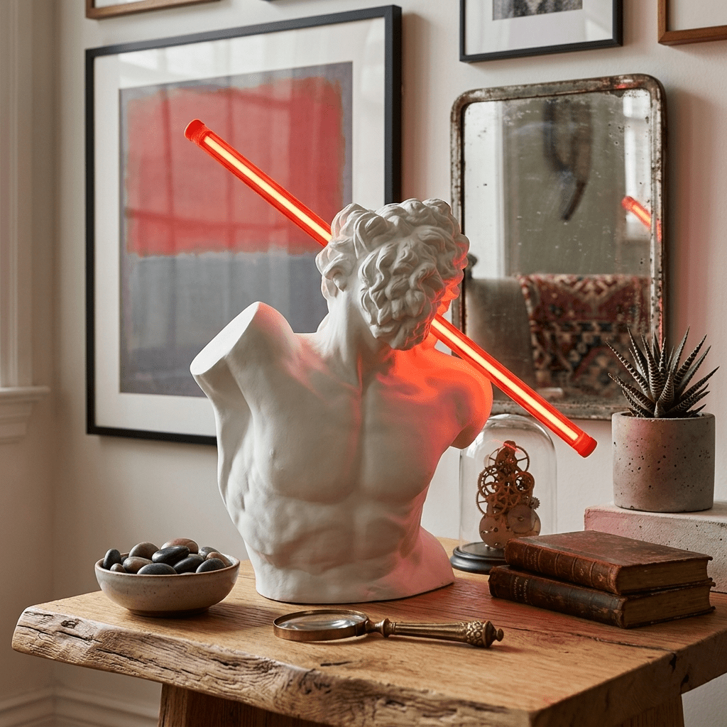 Cassius Strike Sculpture Lamp