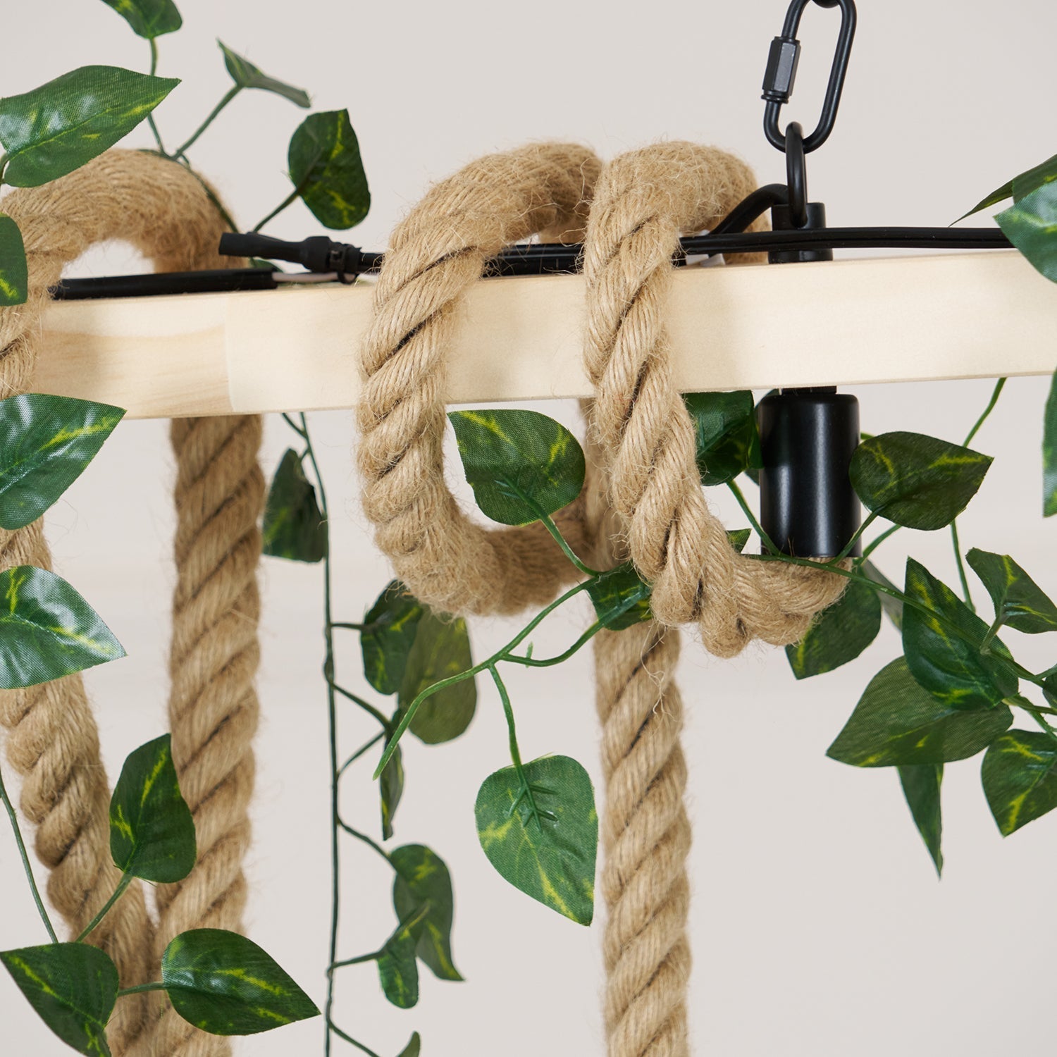 Arove Pendant Lamp Hemp Rope Industrial