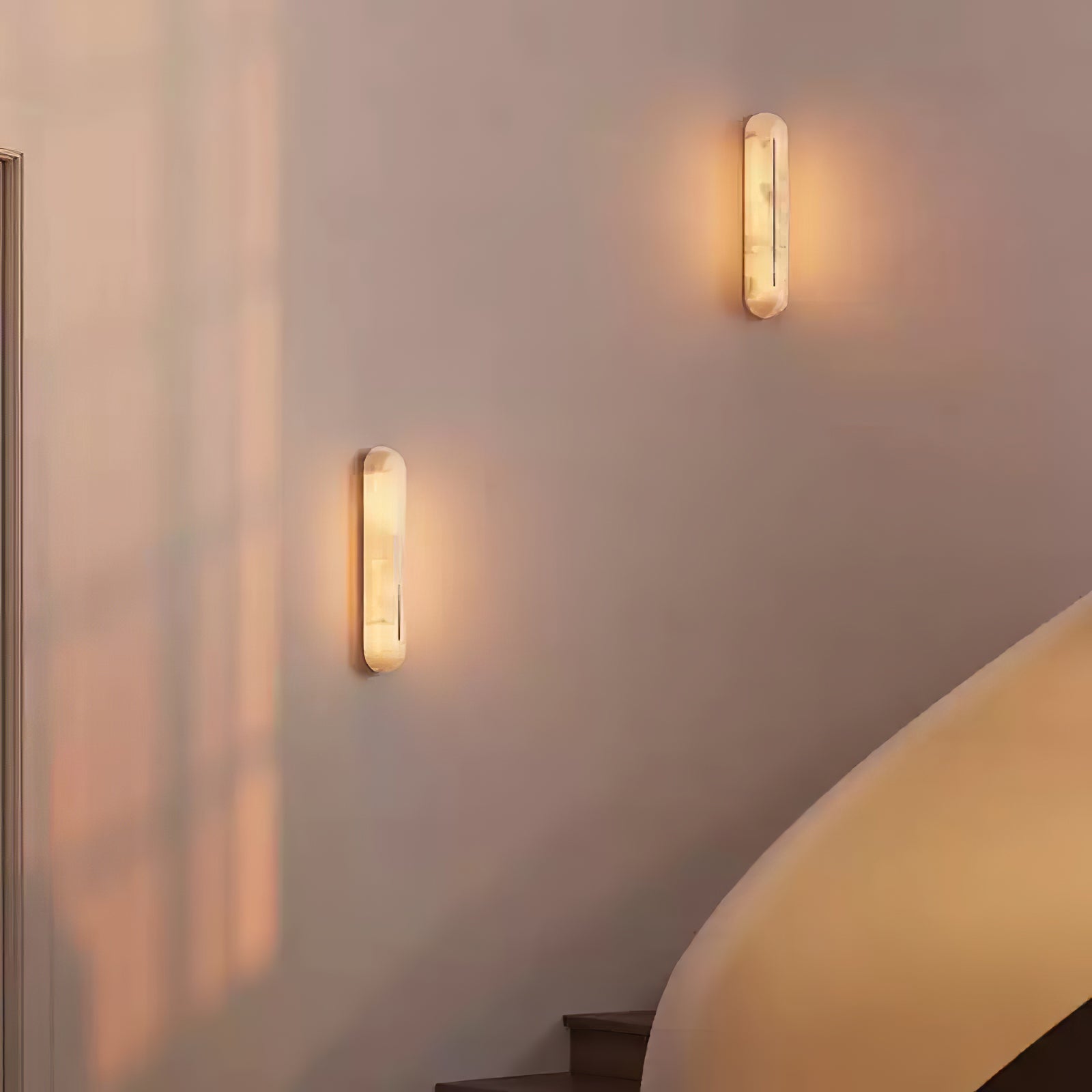 Armaryra Oblong Alabaster Wall Light