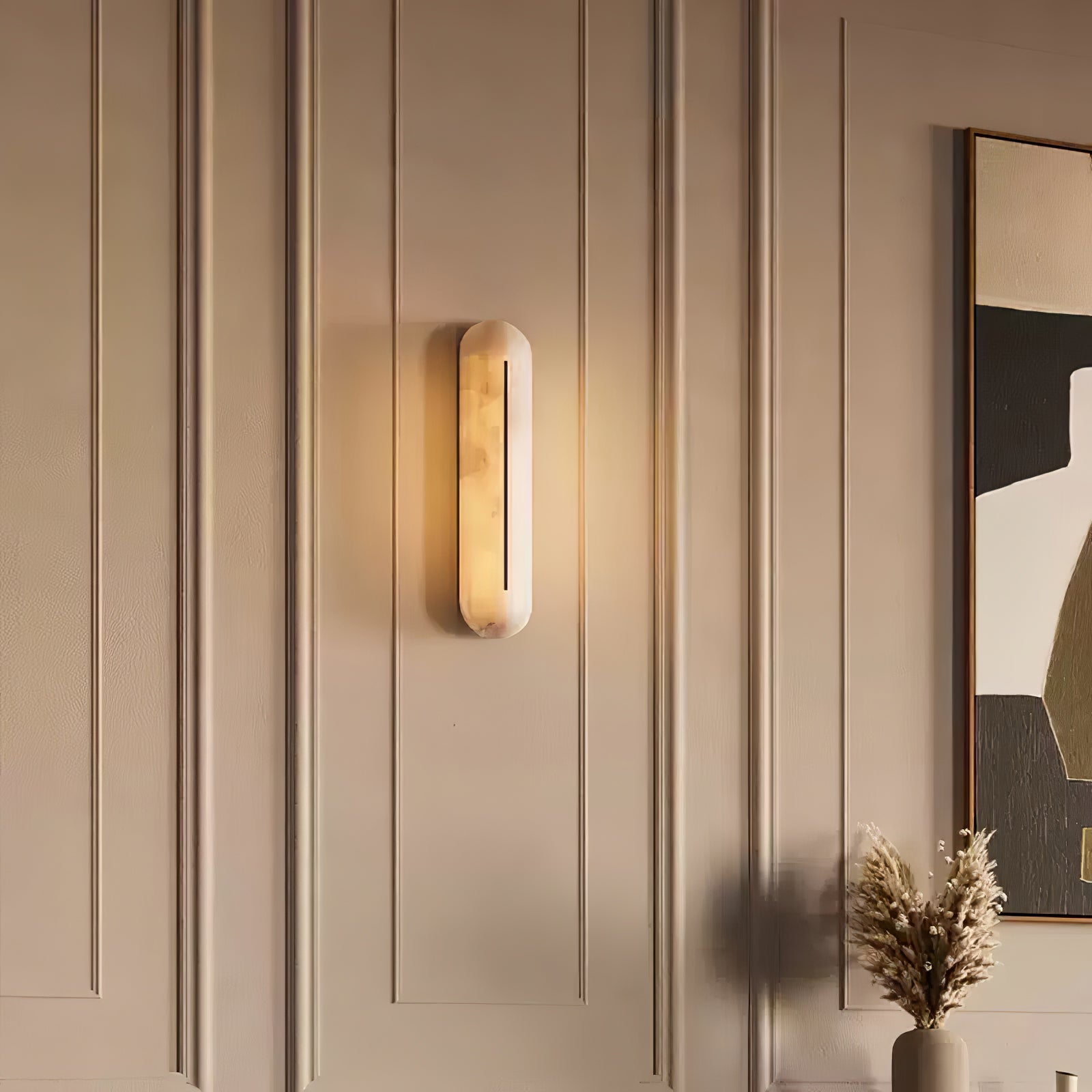 Armaryra Oblong Alabaster Wall Light