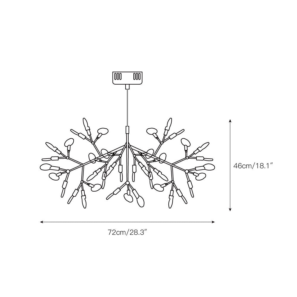 Briarbrook Branch Chandelier