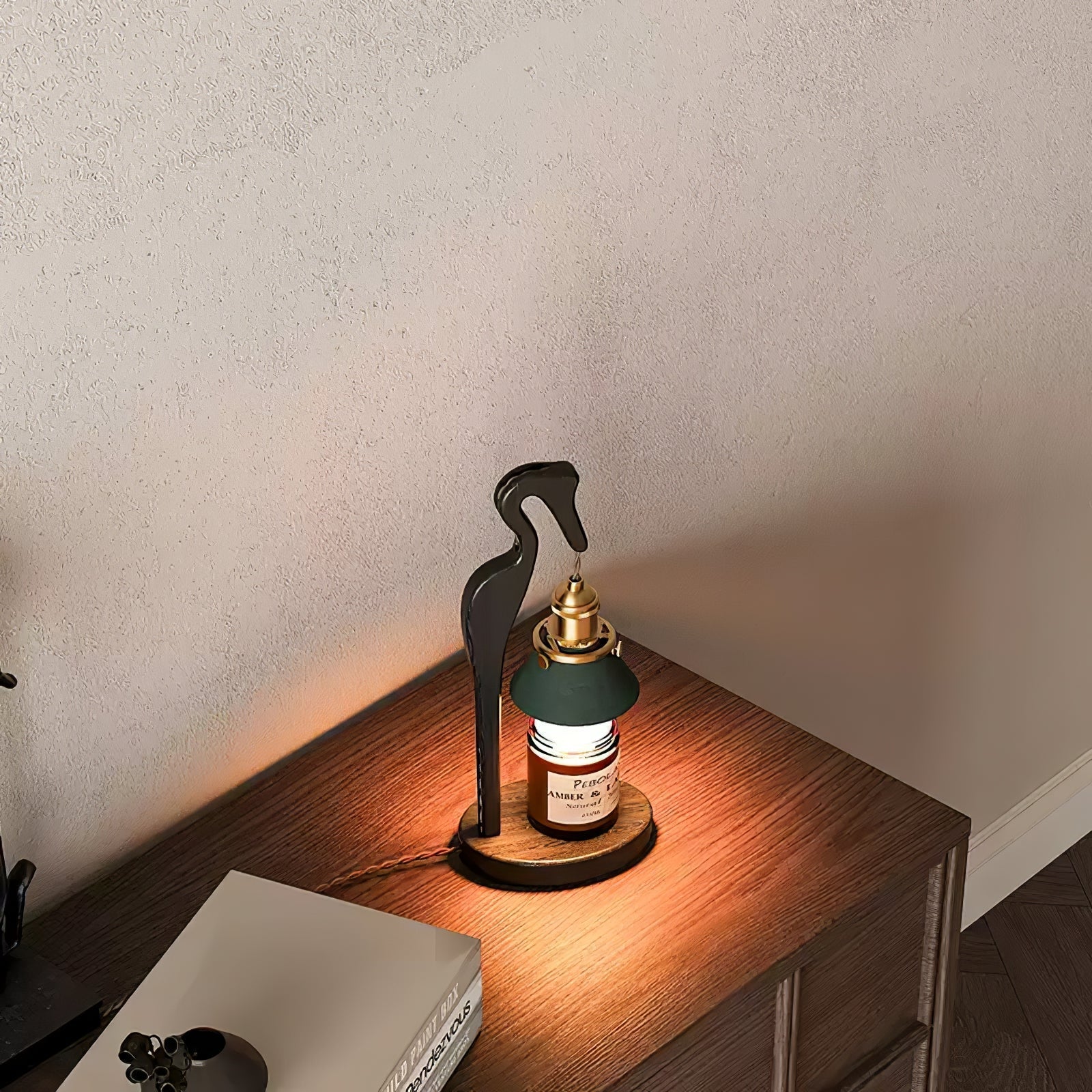Cyn Wood Artistic Table Lamp