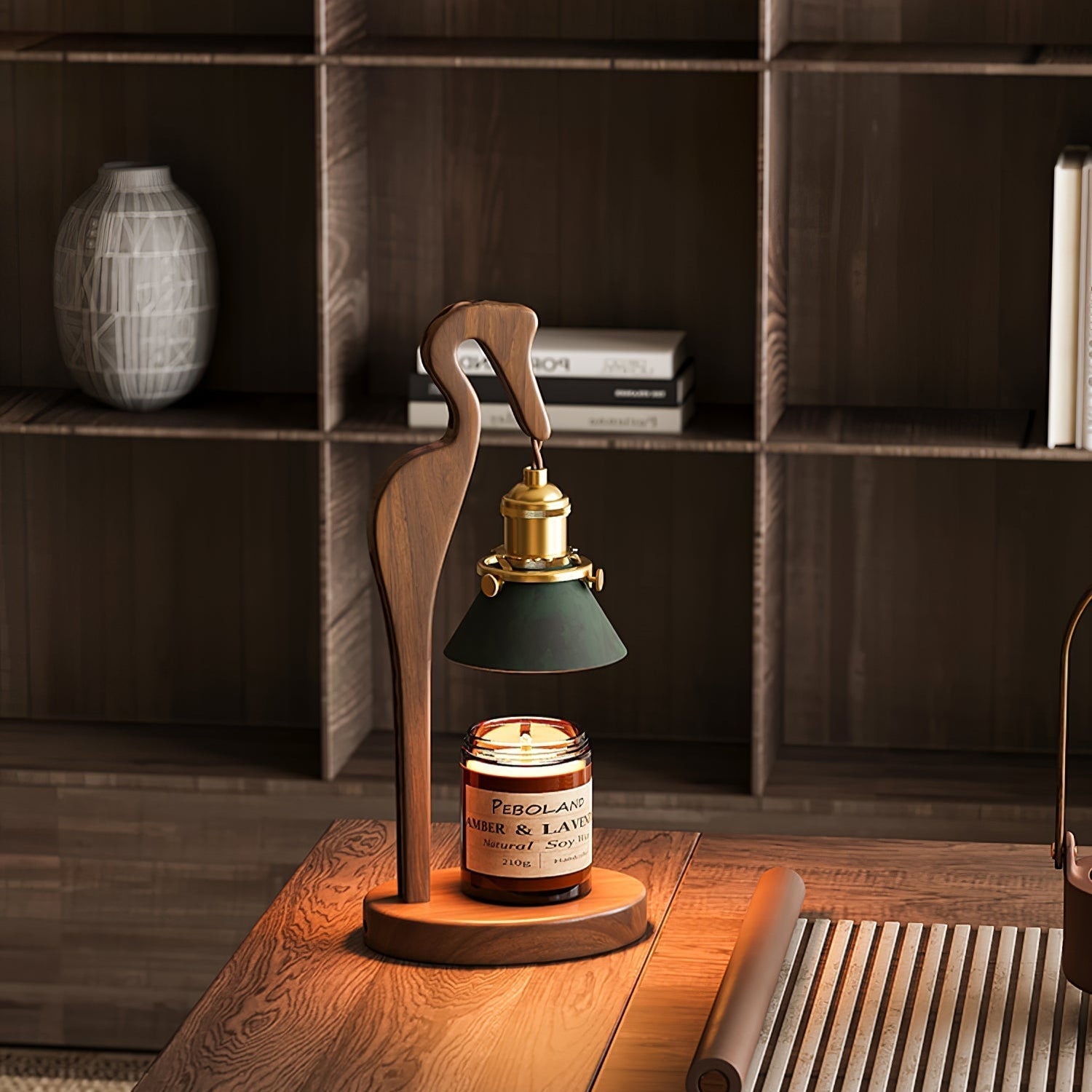 Cyn Wood Artistic Table Lamp
