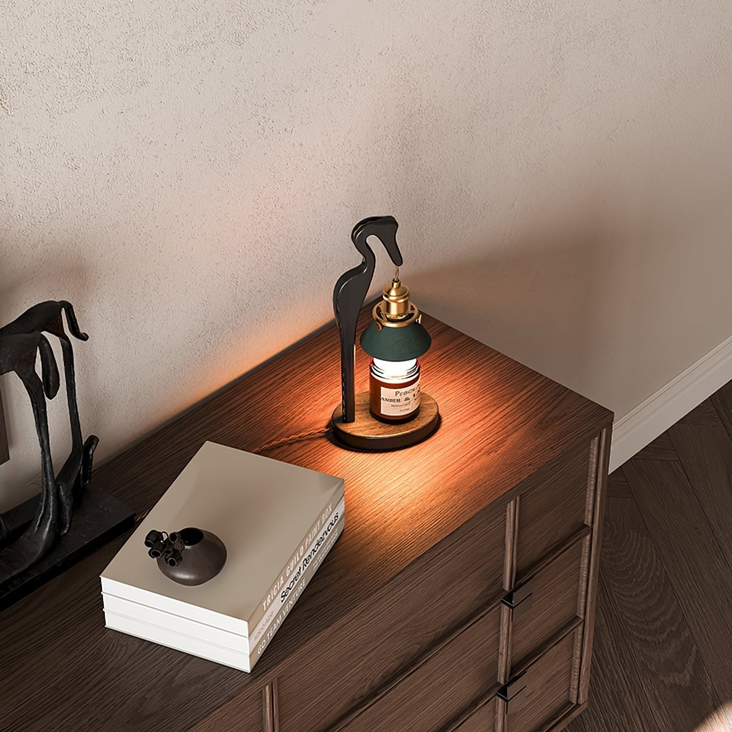 Cyn Wood Artistic Table Lamp