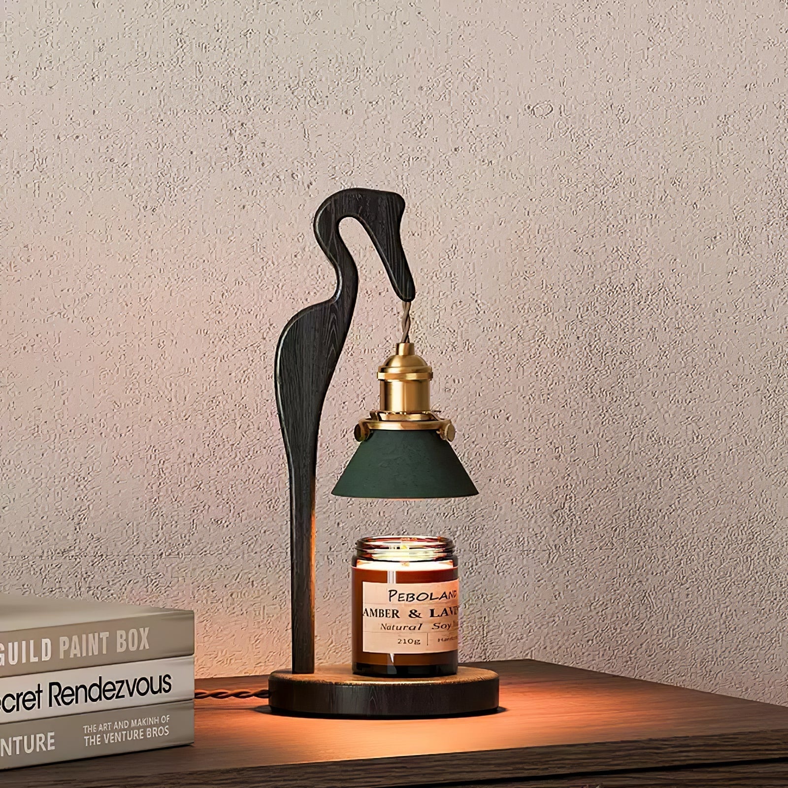 Cyn Wood Artistic Table Lamp