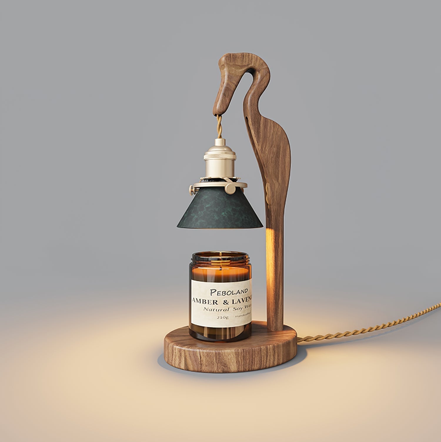 Cyn Wood Artistic Table Lamp