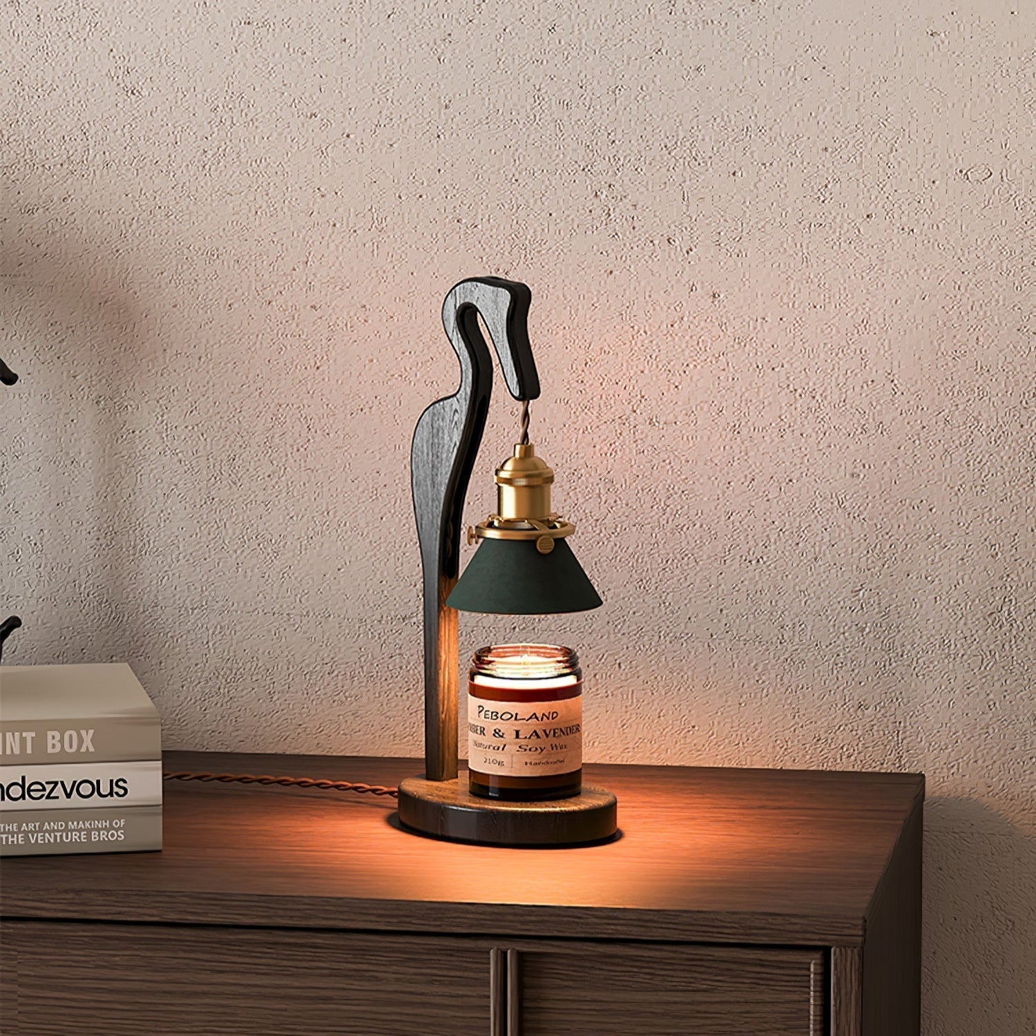 Cyn Wood Artistic Table Lamp