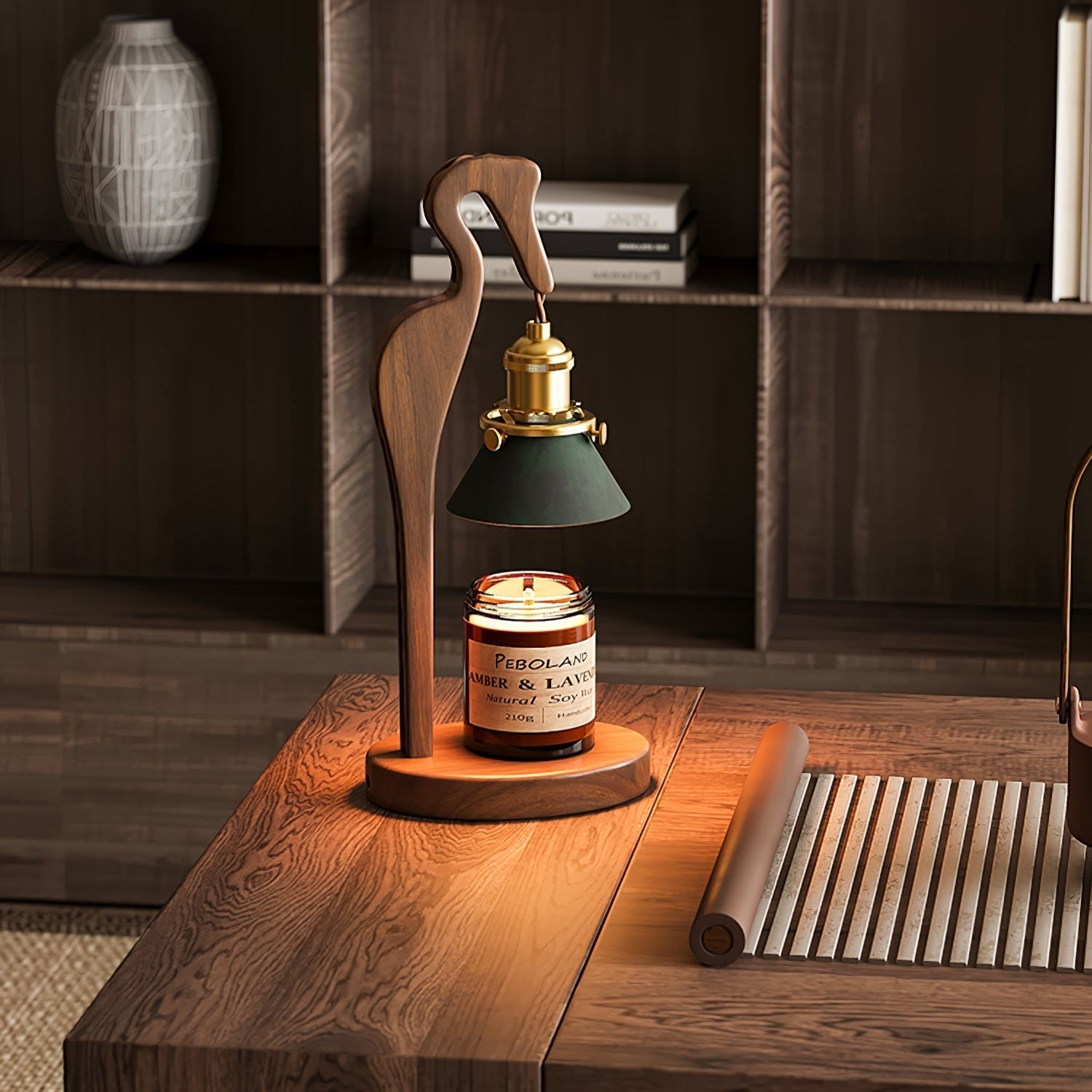 Cyn Wood Artistic Table Lamp