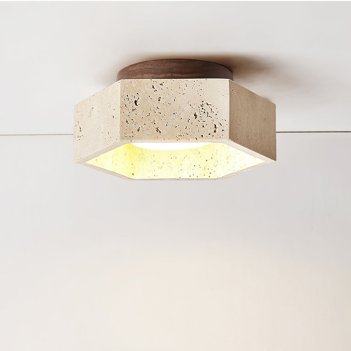 Noriaine Travertine Ceiling Light