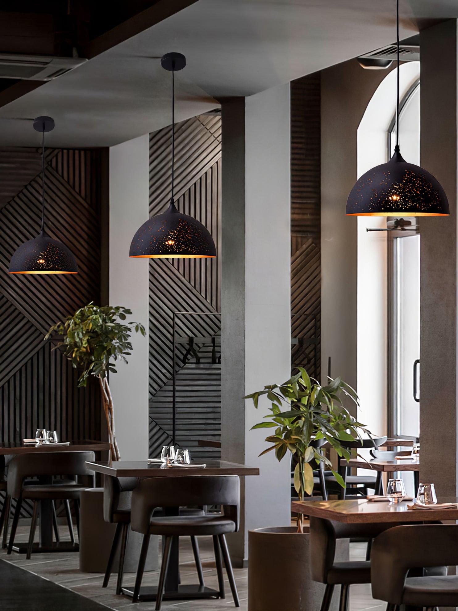 Calania Hollow Industrial Pendant Lamp