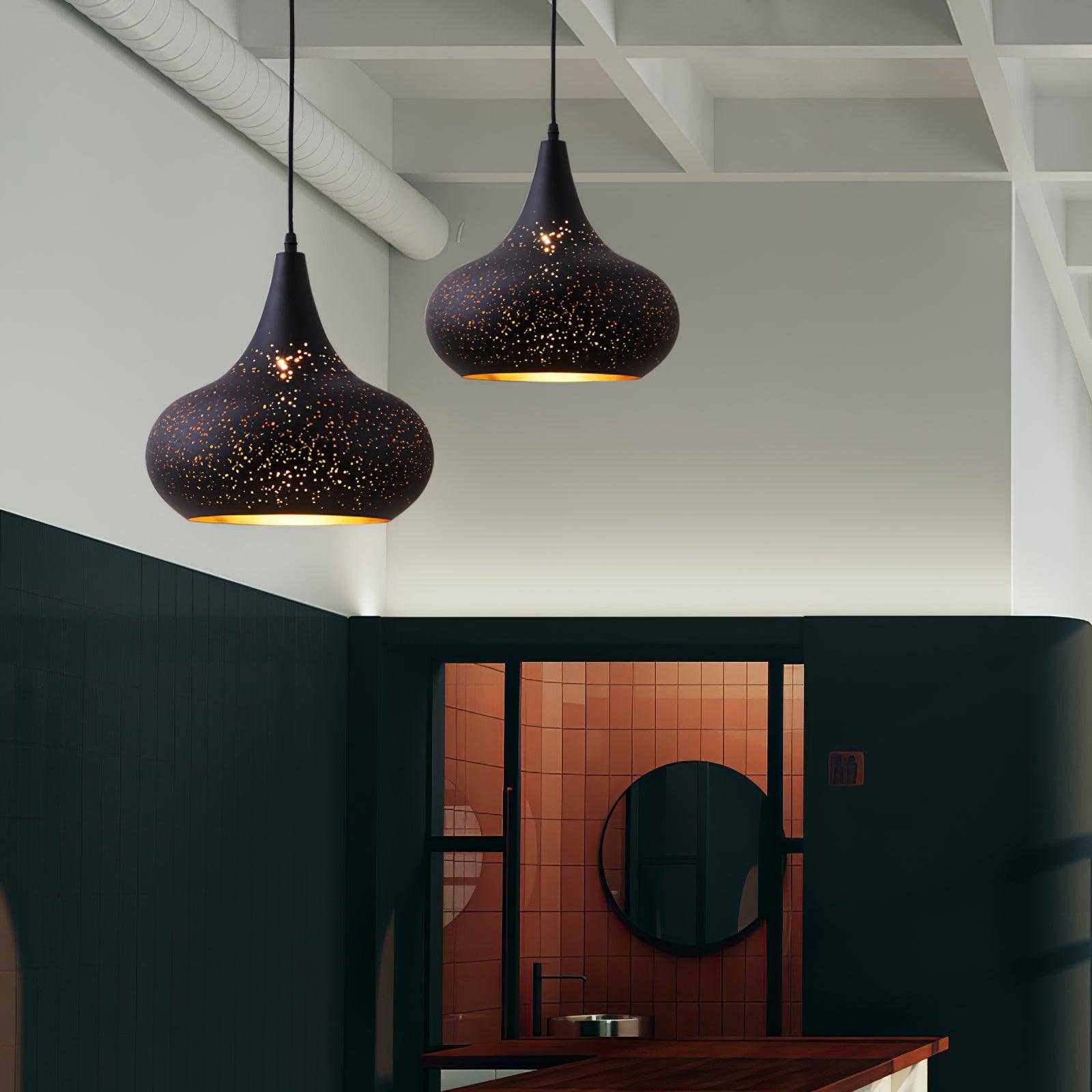 Calania Hollow Industrial Pendant Lamp