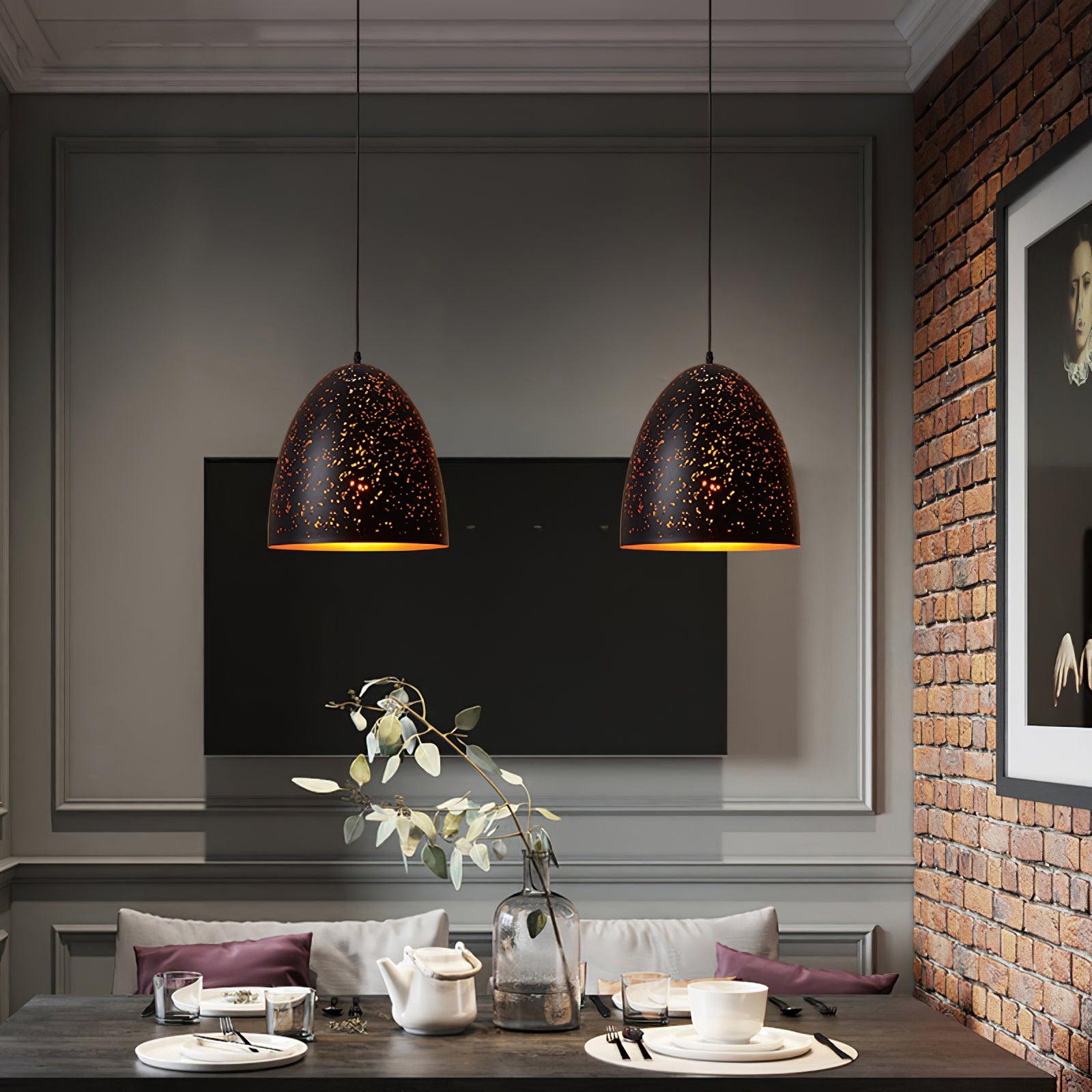 Calania Hollow Industrial Pendant Lamp
