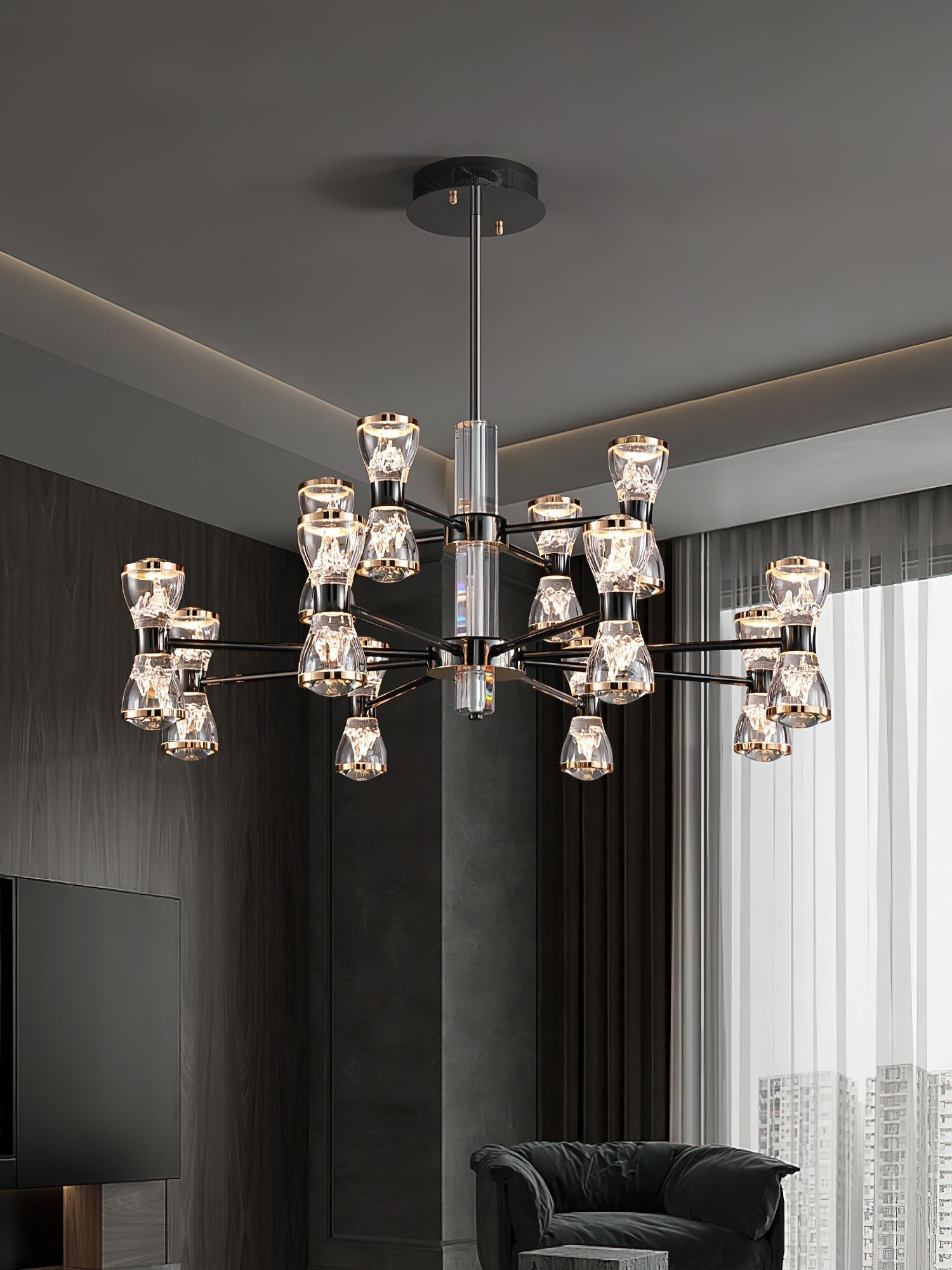 Zircon Chandelier