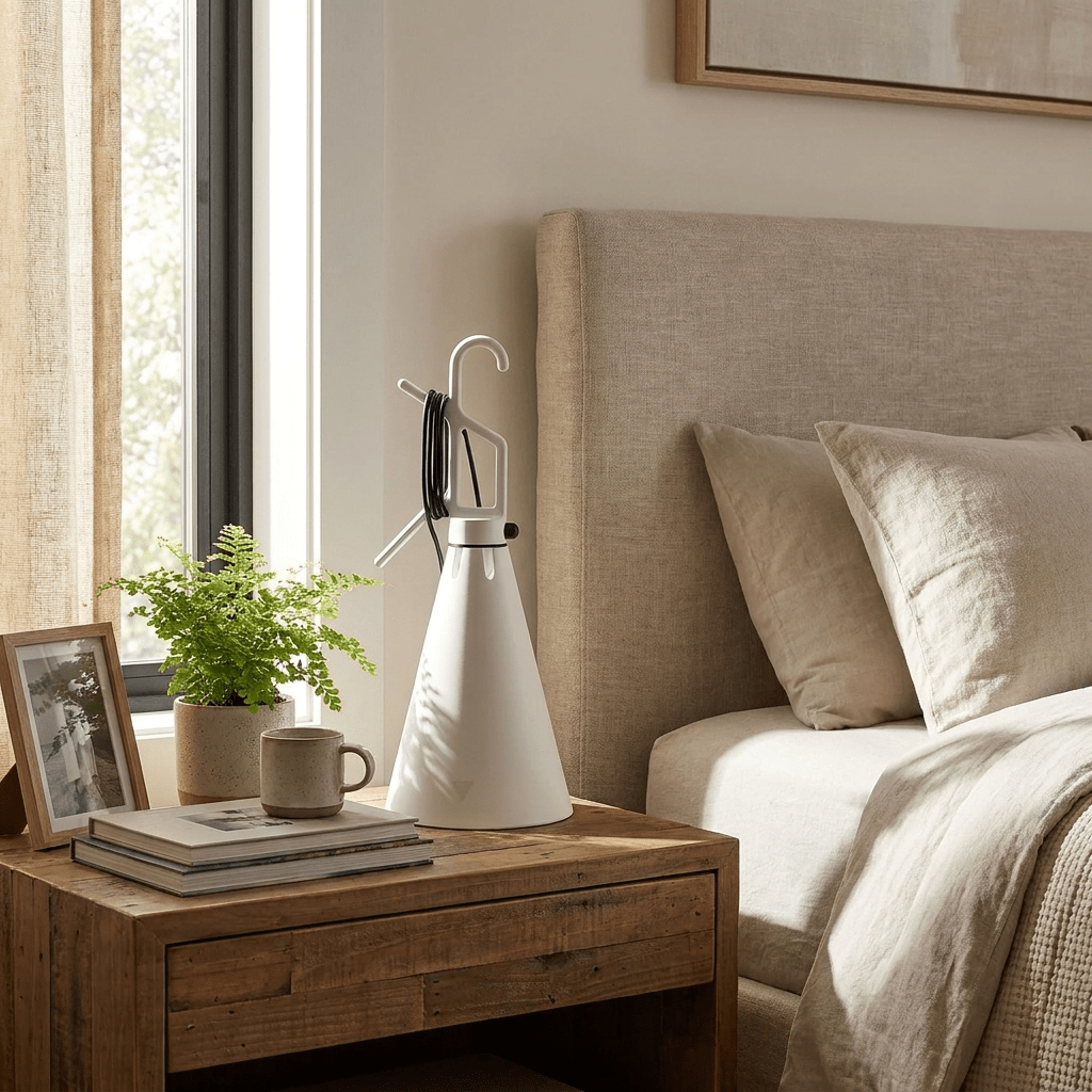Hook Handle Cone Lamp