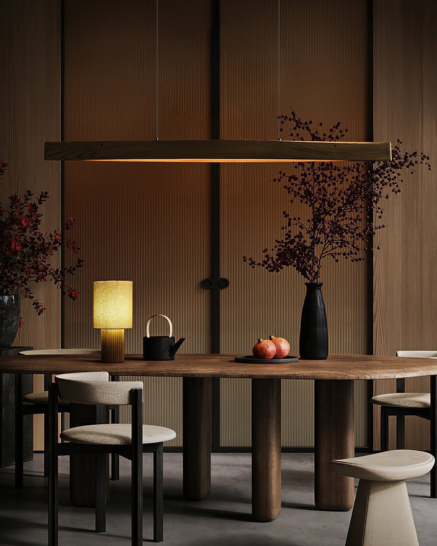 Syliielle Wood Scandinavian Pendant Lamp