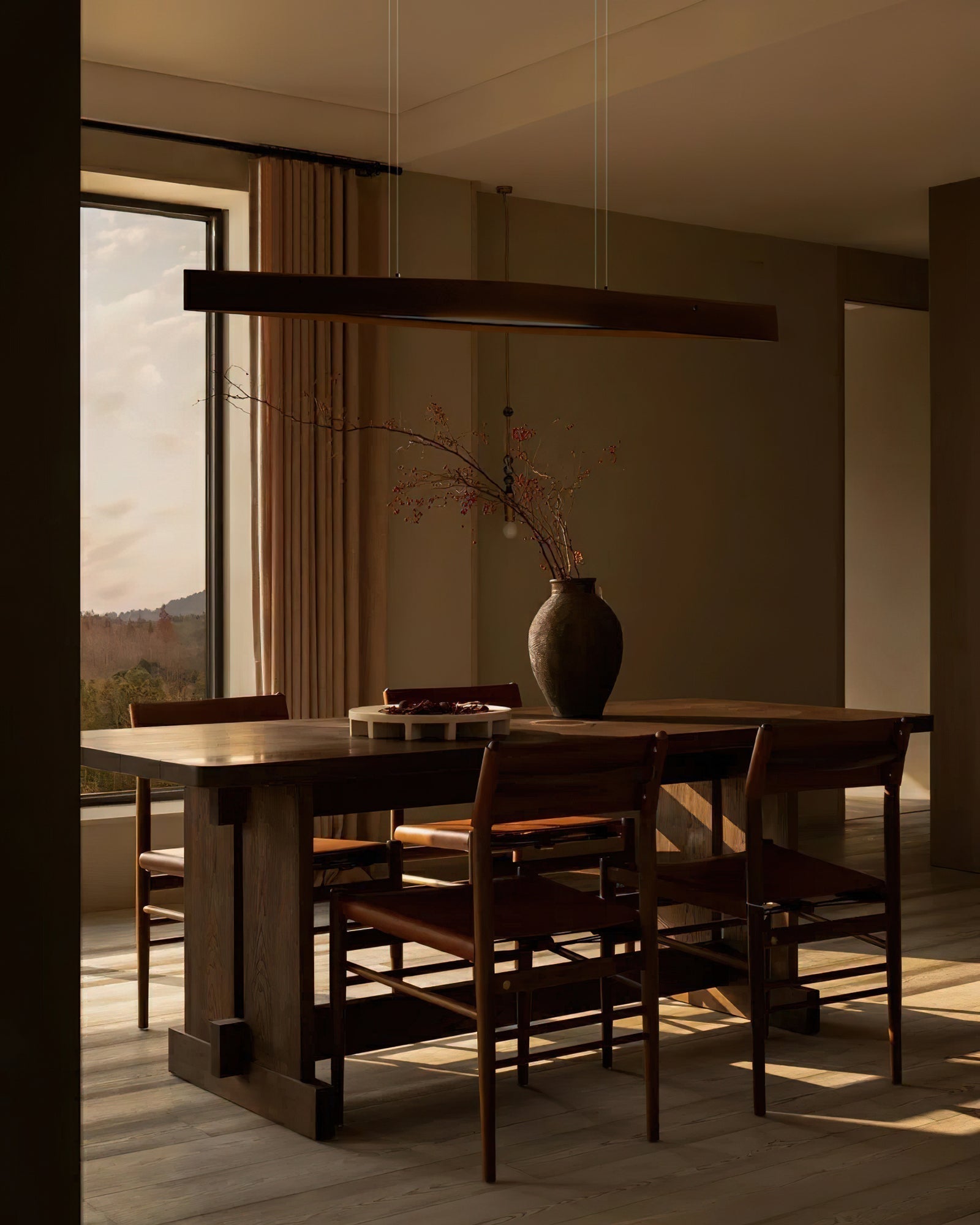 Syliielle Wood Scandinavian Pendant Lamp