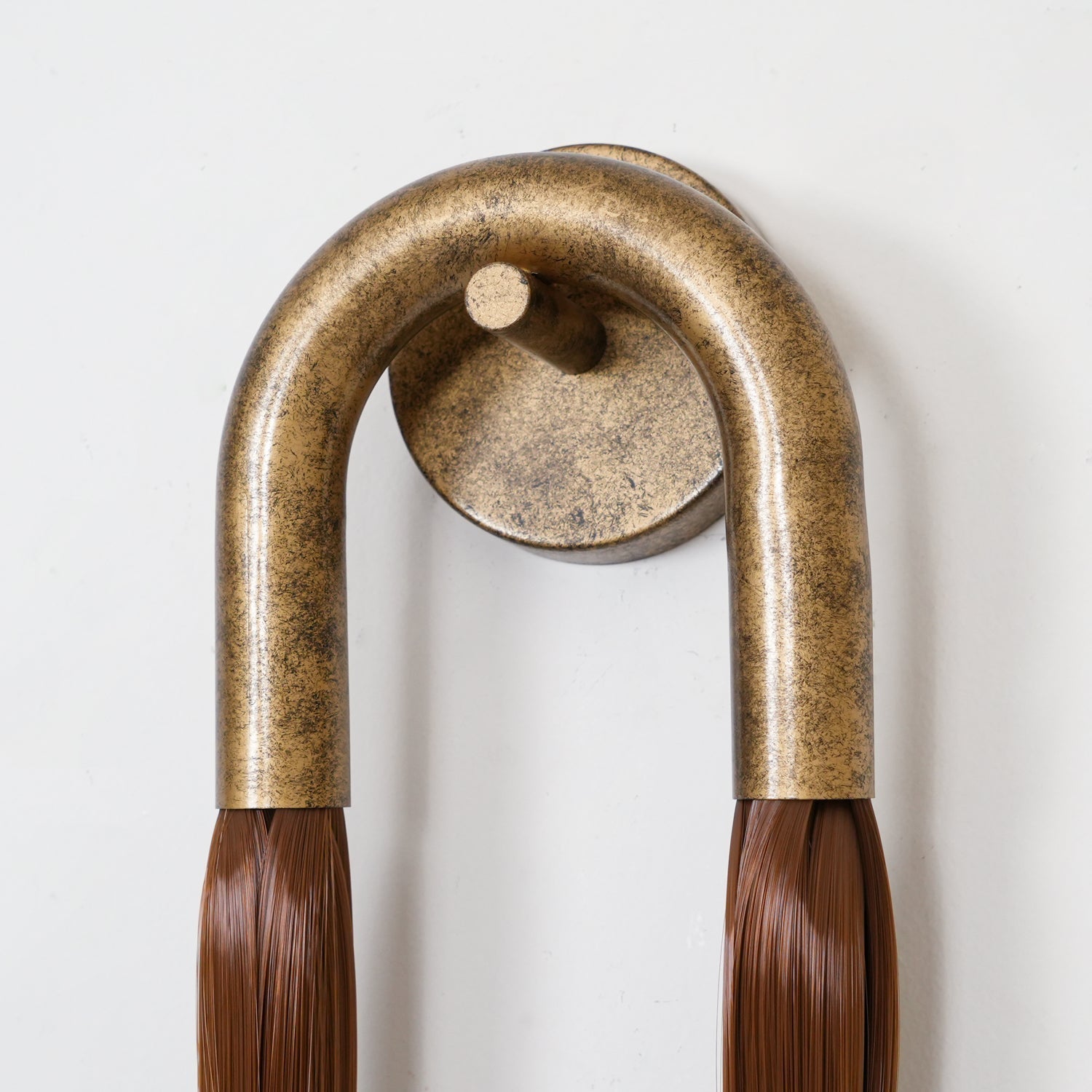 Aurelielle Wall Lamp Horsehair Brass