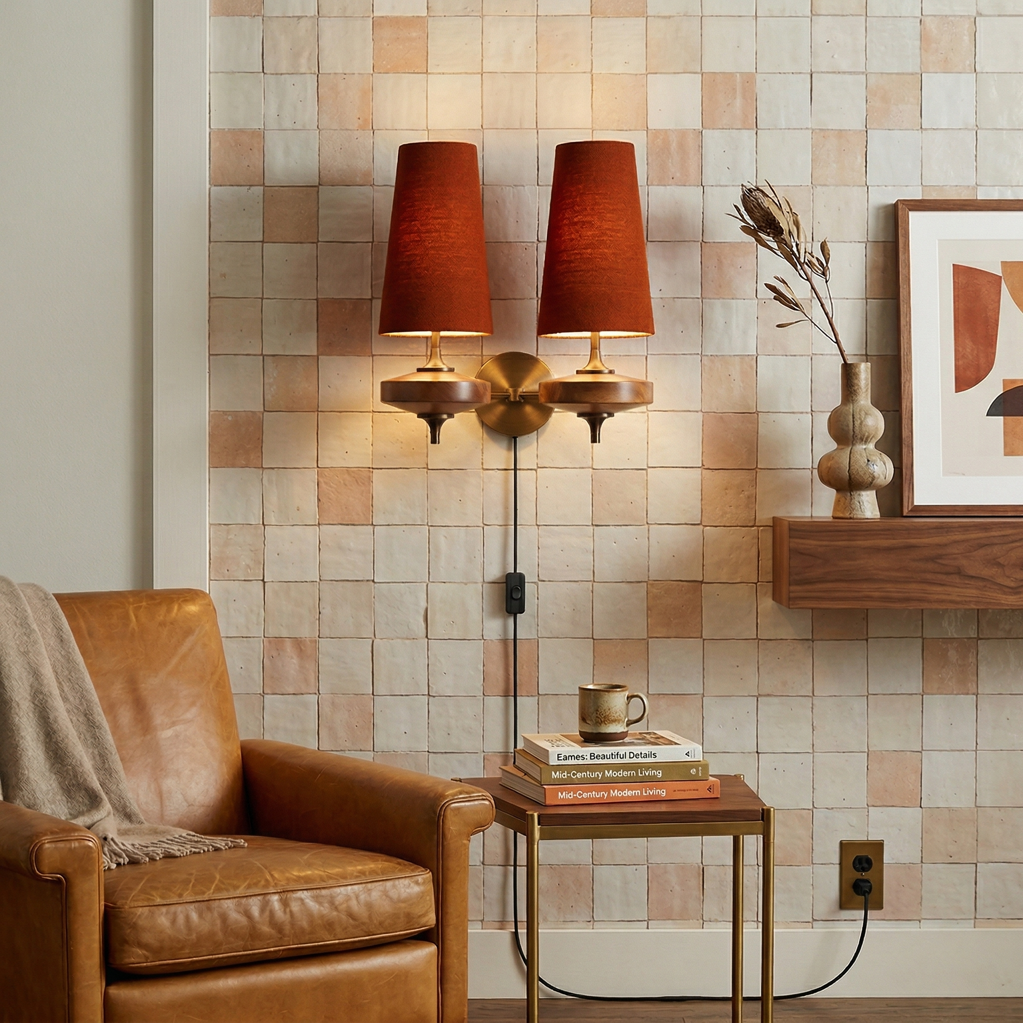 Norfield Hour Rho Plug In Indoor Wall Light