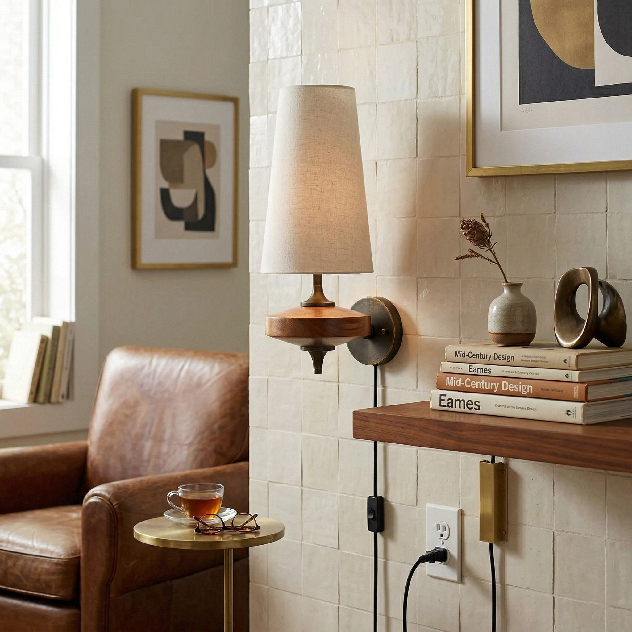 Norfield Hour Rho Plug In Indoor Wall Light