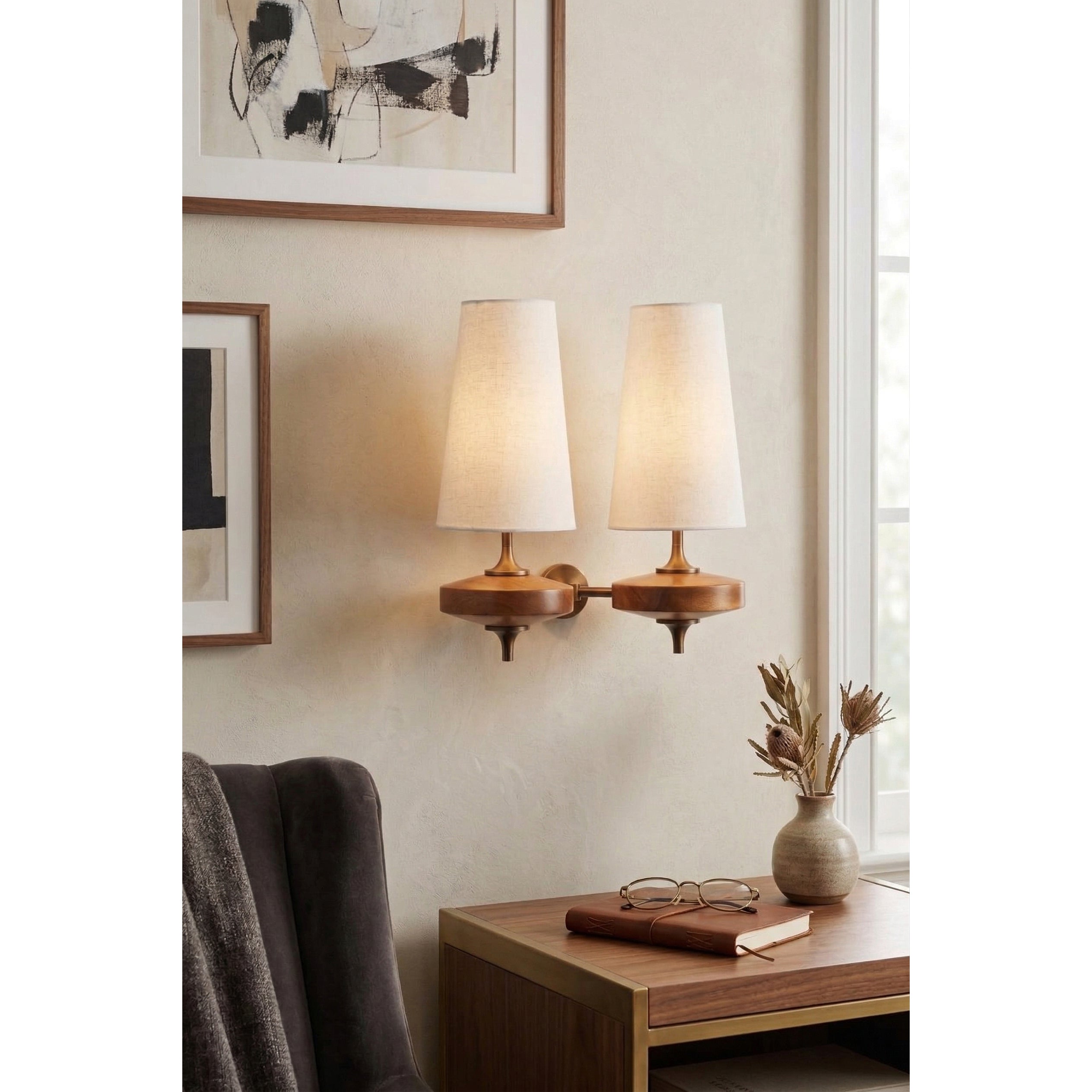 Aurewood Hour Rho Indoor Wall Light