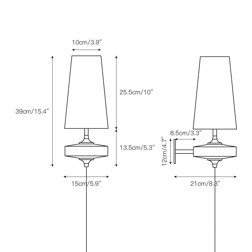 Norfield Hour Rho Plug In Indoor Wall Light