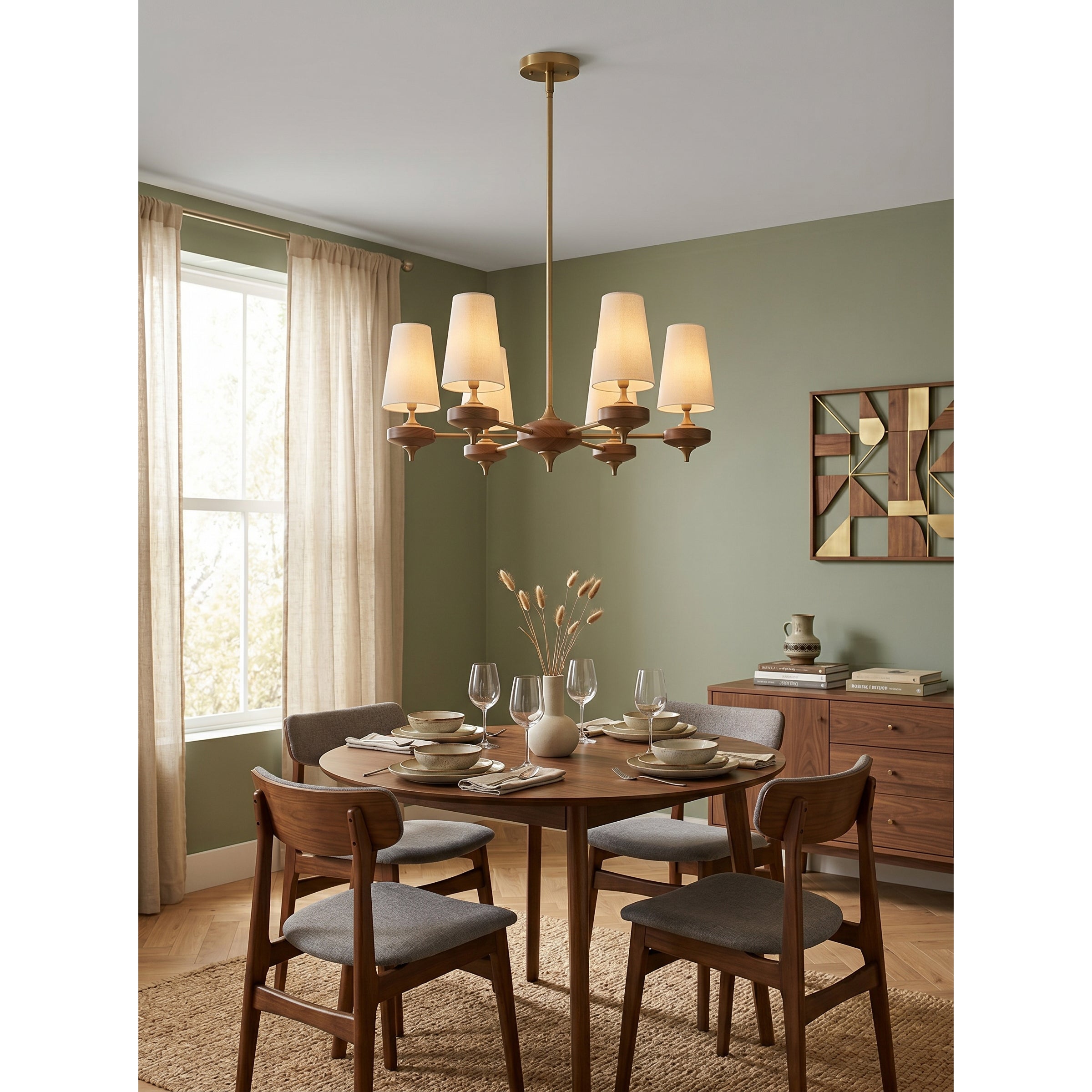 Pinewick Hour Rho Chandelier