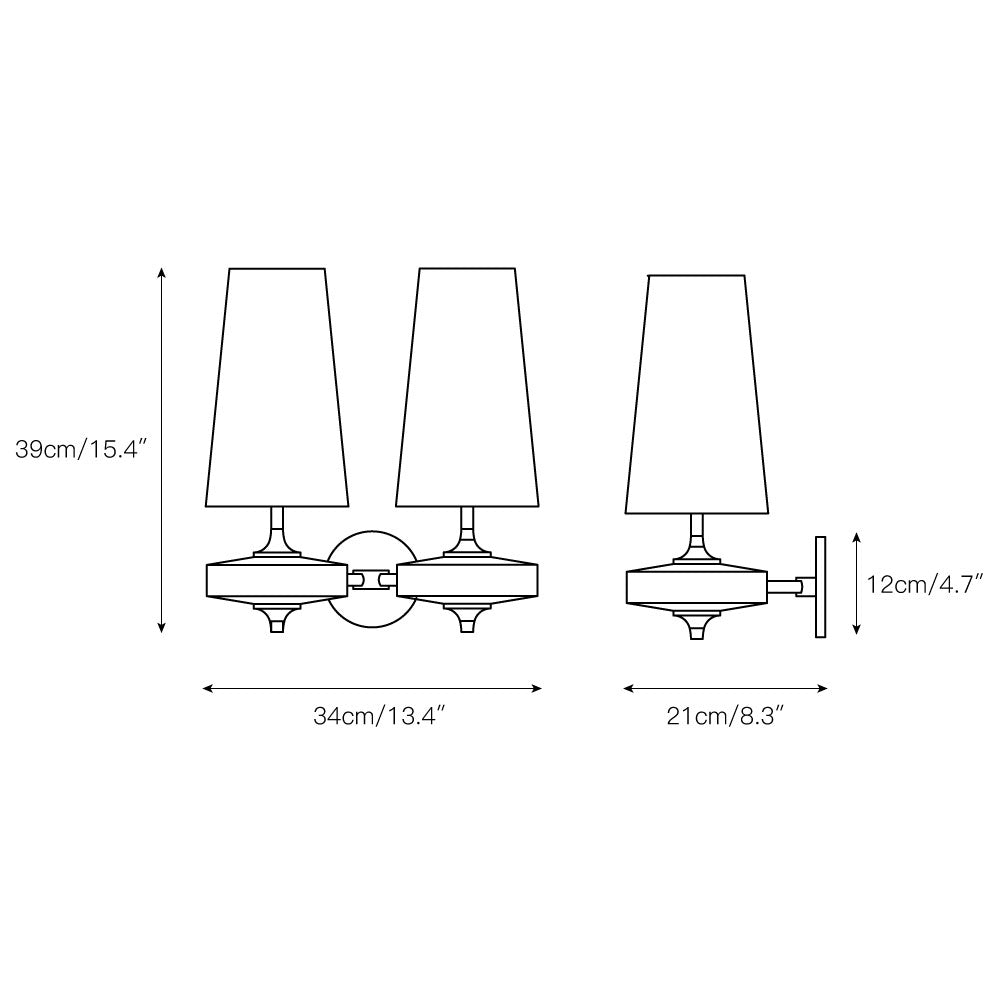 Aurewood Hour Rho Indoor Wall Light