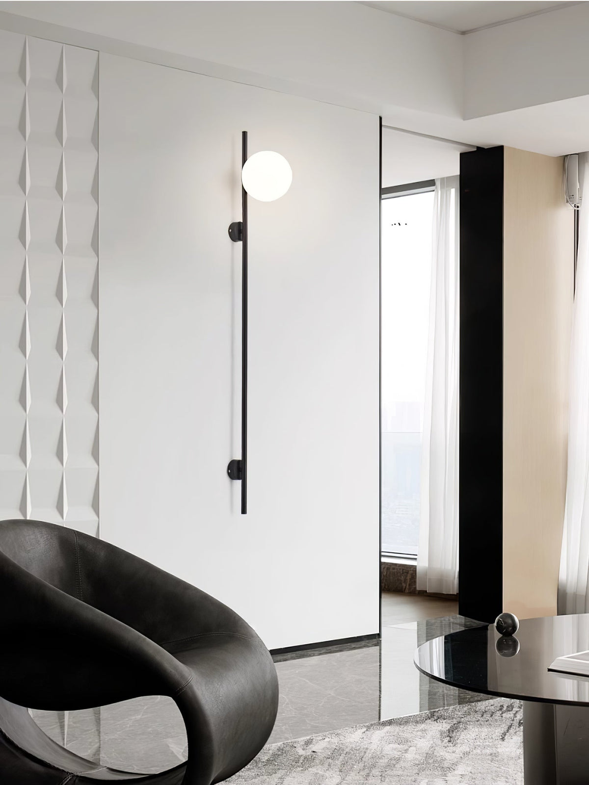 Evshaora Modern Minimalist Glass Wall Light