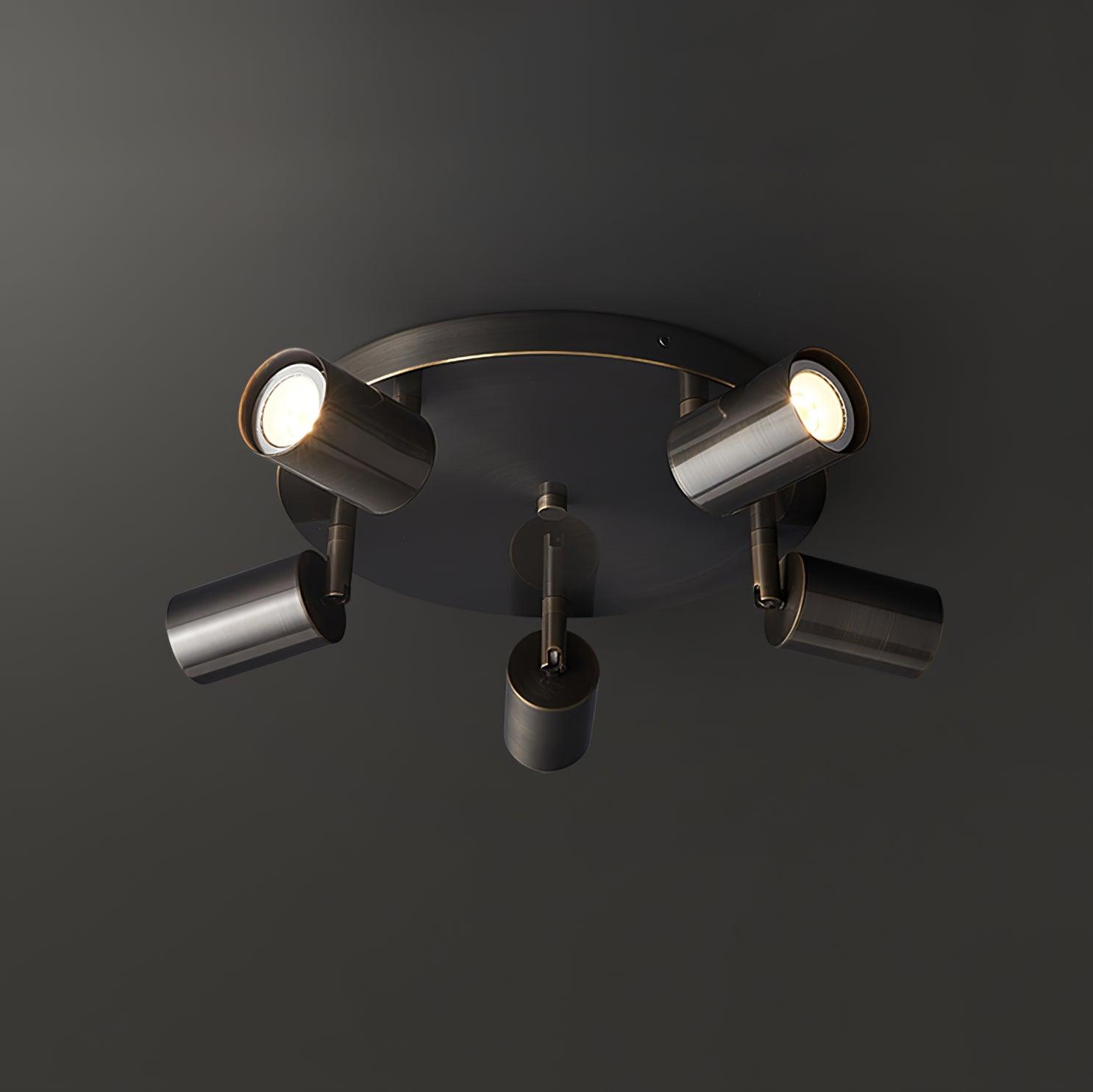 Solara Ceiling Lamp Cylinder Adjustable Contemporary