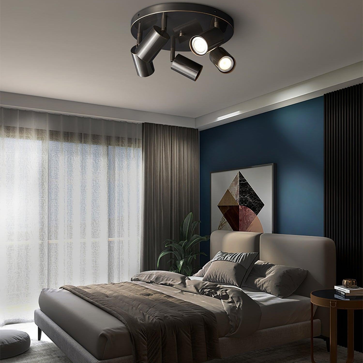 Julian Ceiling Lamp Cylinder Adjustable Contemporary