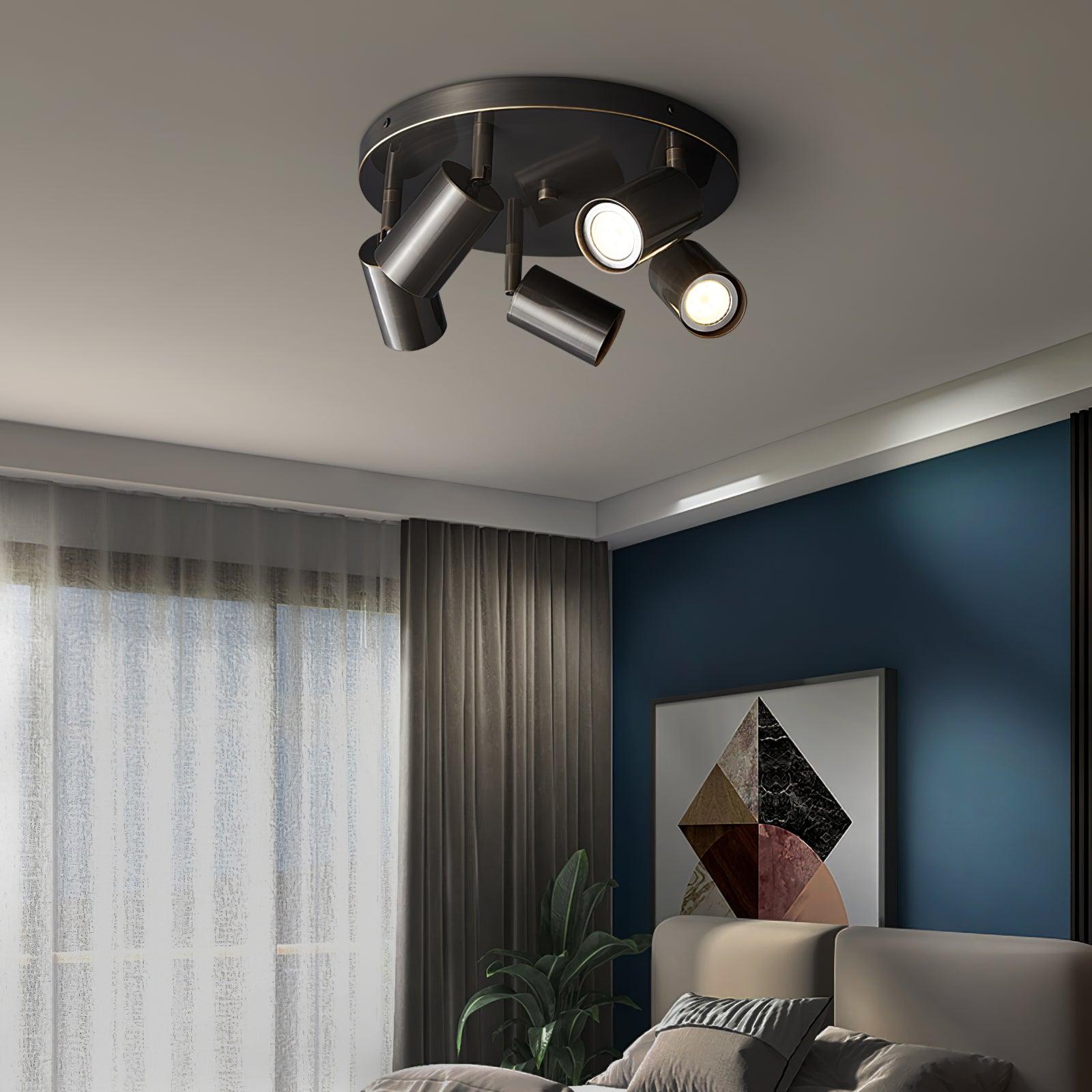 Julian Ceiling Lamp Cylinder Adjustable Contemporary