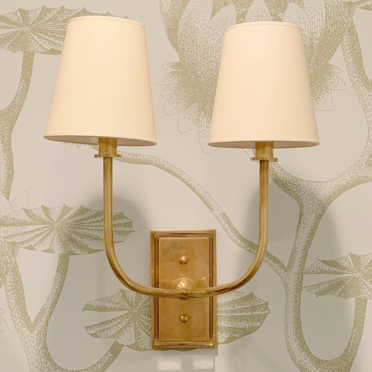 Silva Tapered Modern Fabric Wall Light