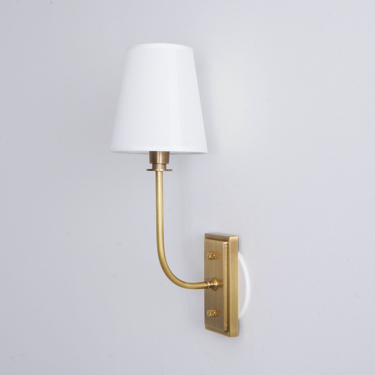 Silva Tapered Modern Fabric Wall Light