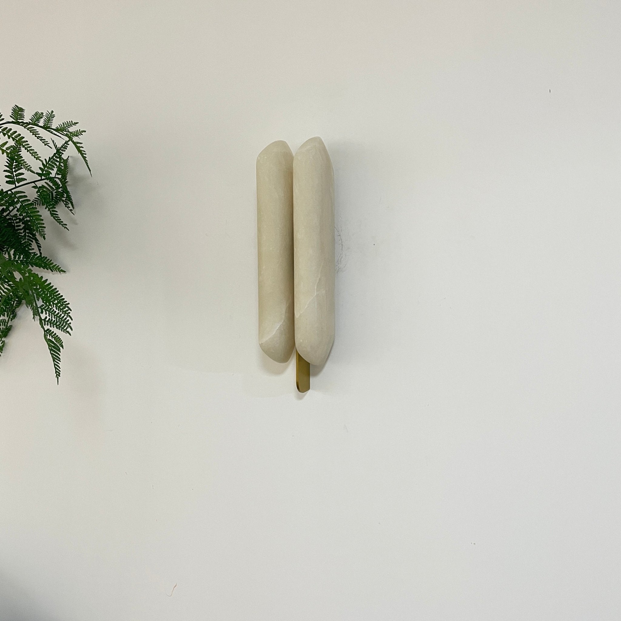 Husk Alabaster Wall Sconce