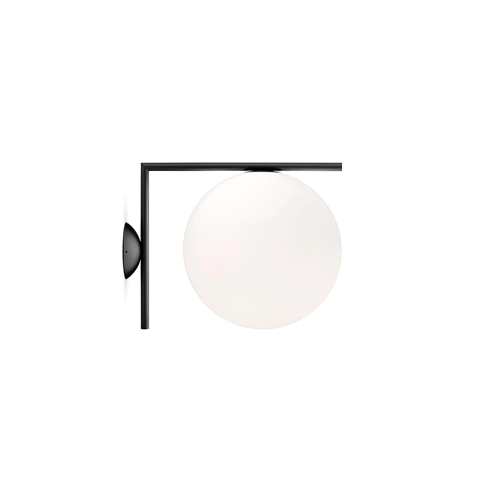 Joanna Modern Minimalist Opal Blown Glass Wall Lamp