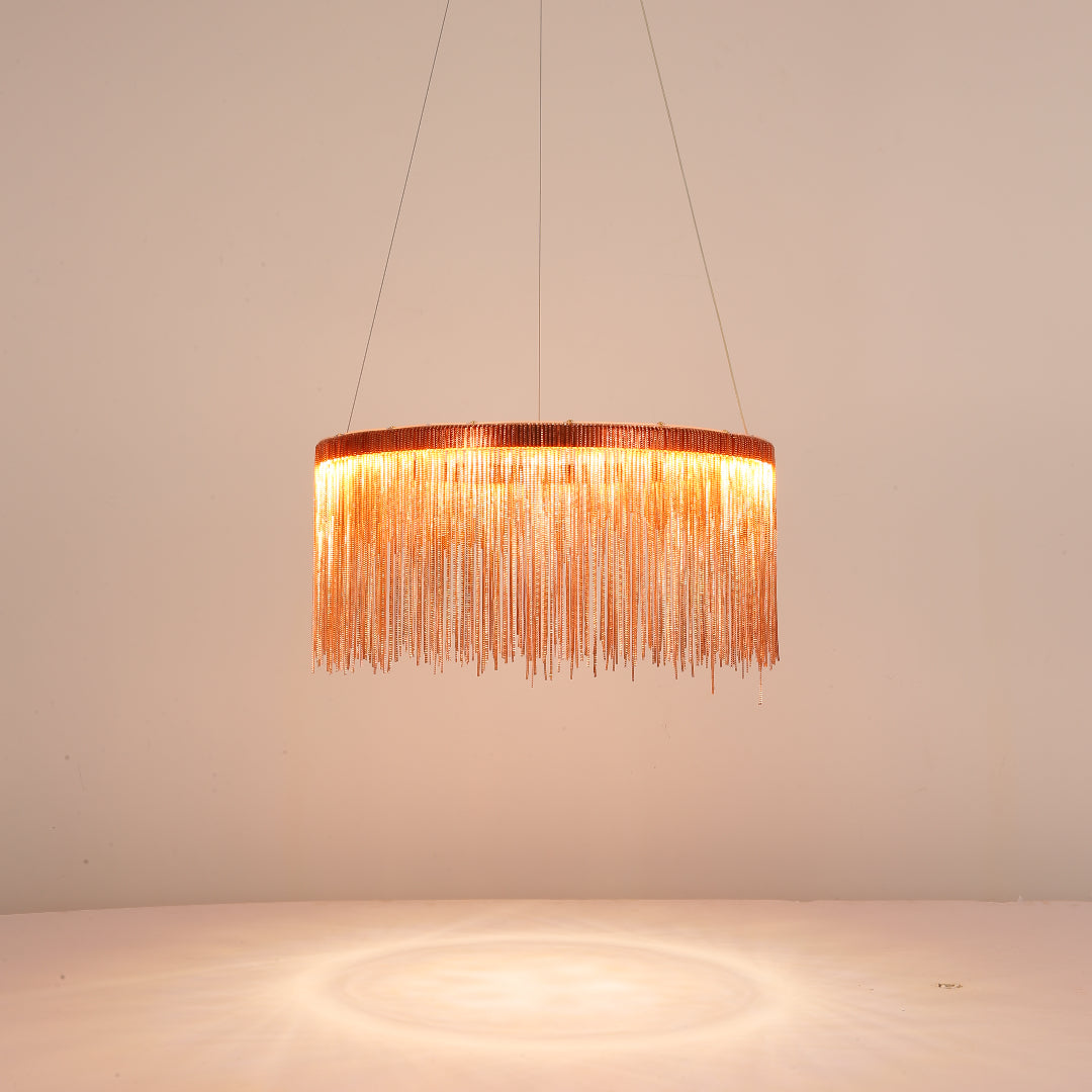 Arisha Tassel Chain Art Deco Pendant Light Living Room Hall