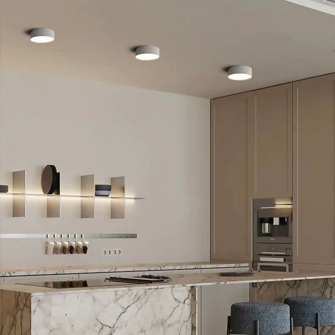 Arisha Flush Mount Ceiling Light Cylindrical Modern Acrylic Bedroom