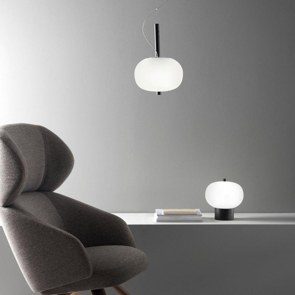 Jaldes Wood & Glass Table Lamp
