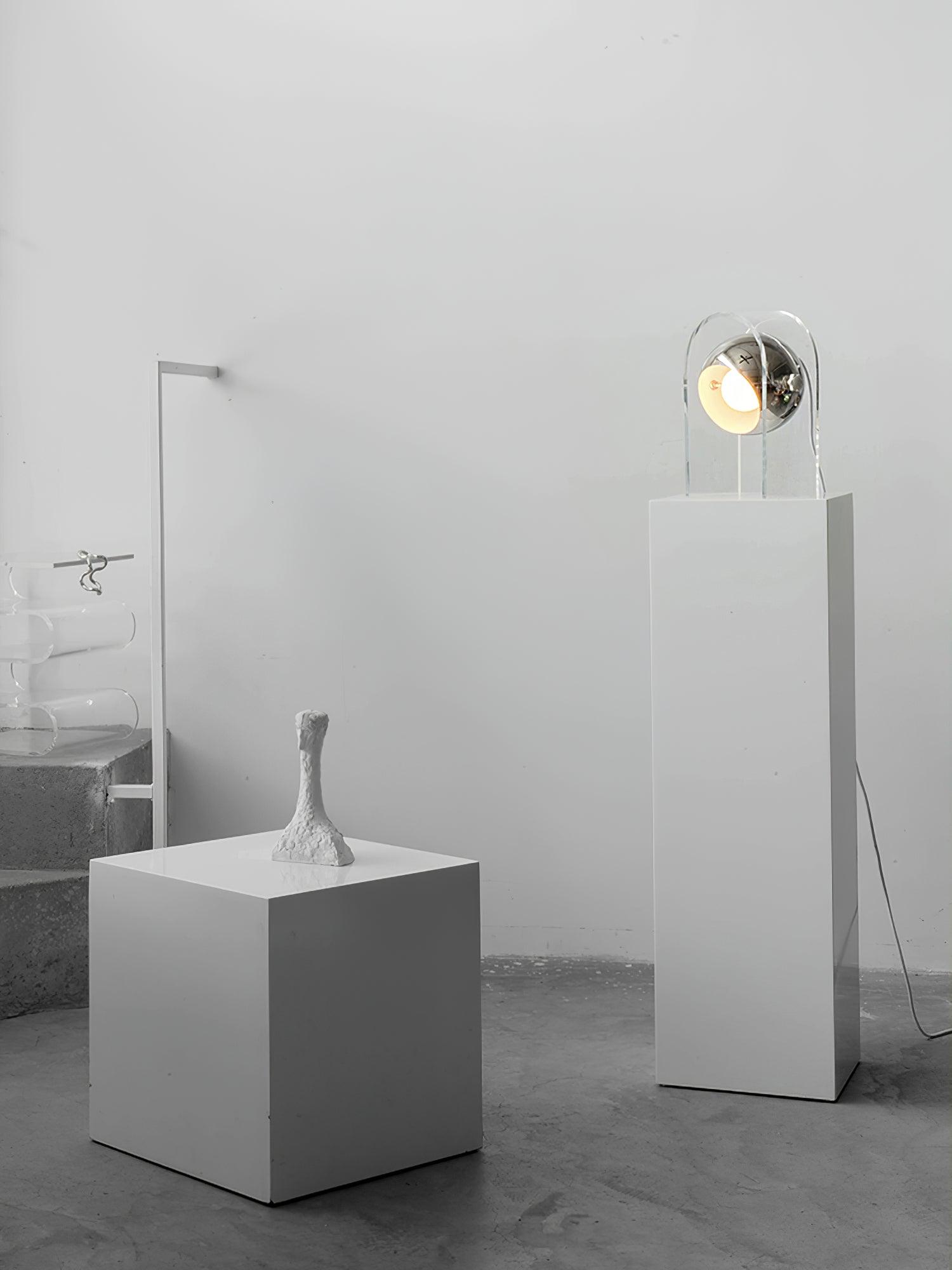 Tynza Steel Futuristic Table Lamp