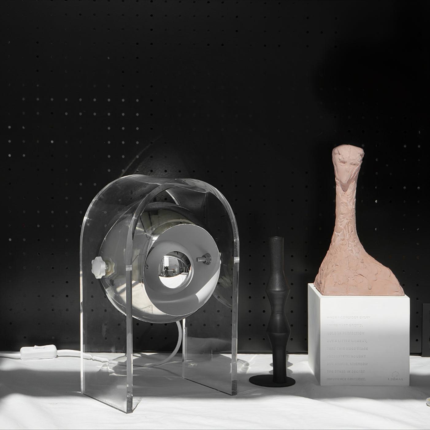 Tynza Steel Futuristic Table Lamp