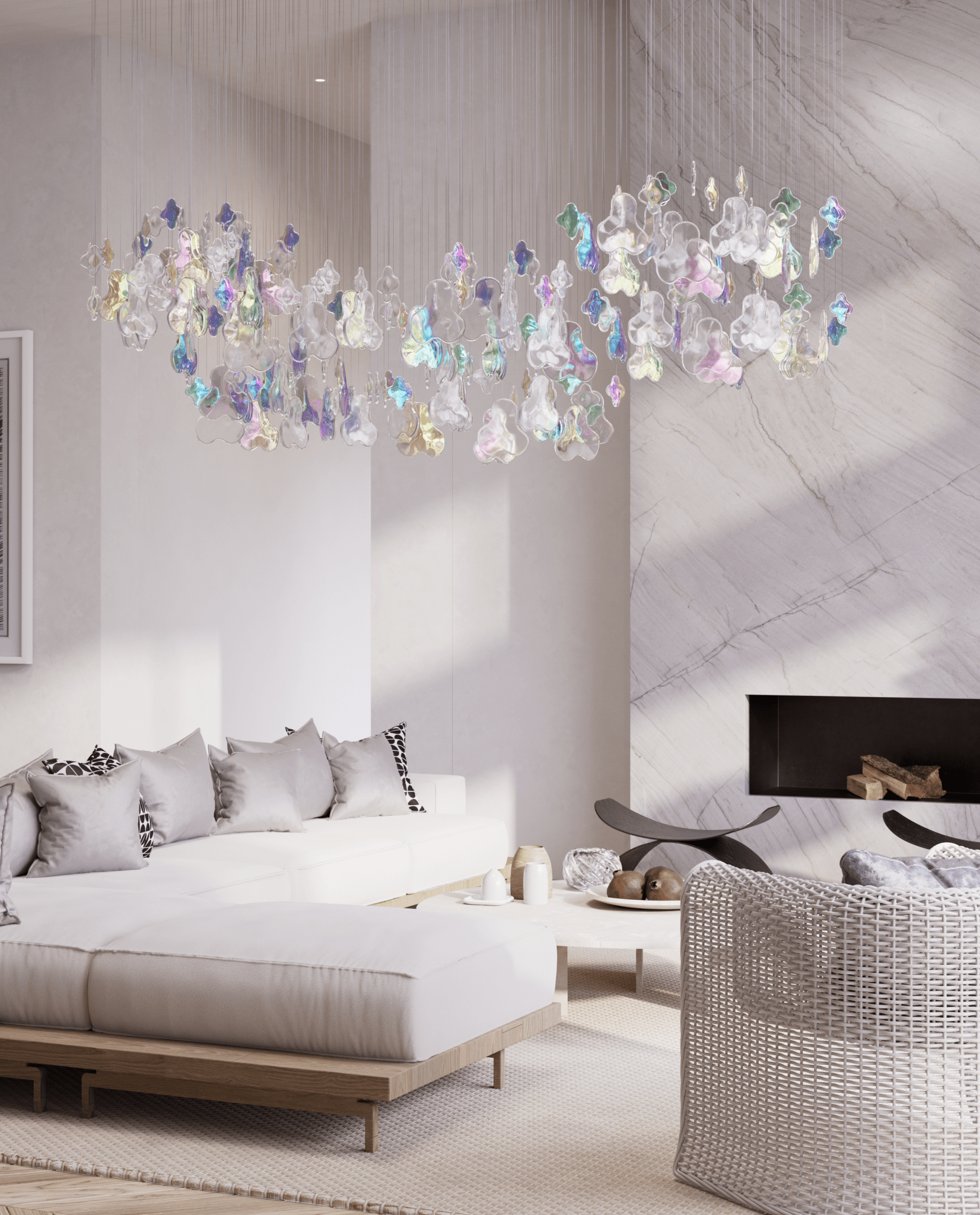 Nimbus Clouds Blossom Chandelier