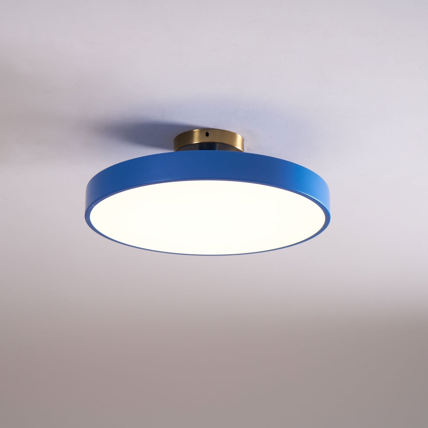 Solara Ceiling Lamp Flush Mount Black and Gold Modern - Neutral Decor