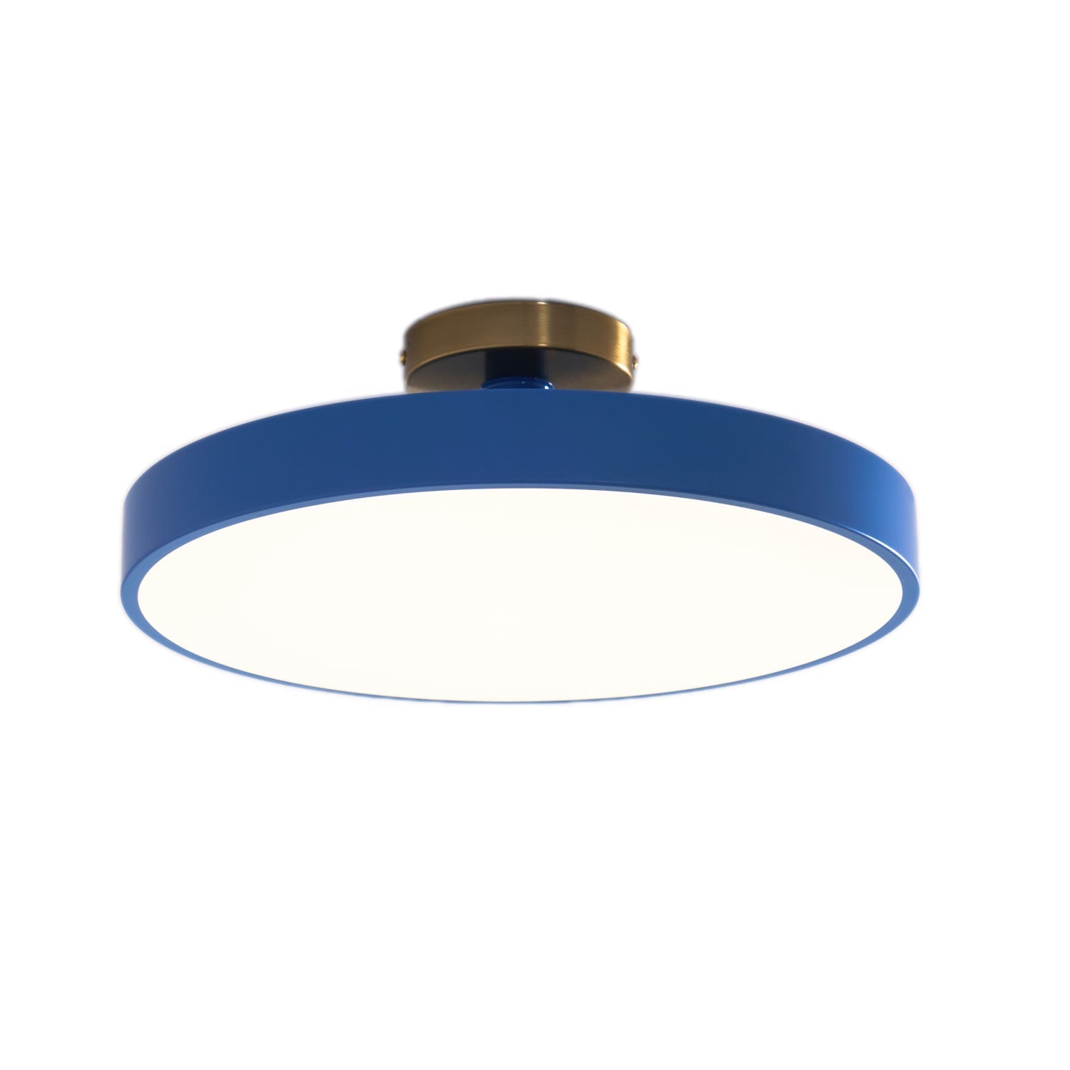 Solara Ceiling Lamp Flush Mount Black and Gold Modern - Neutral Decor